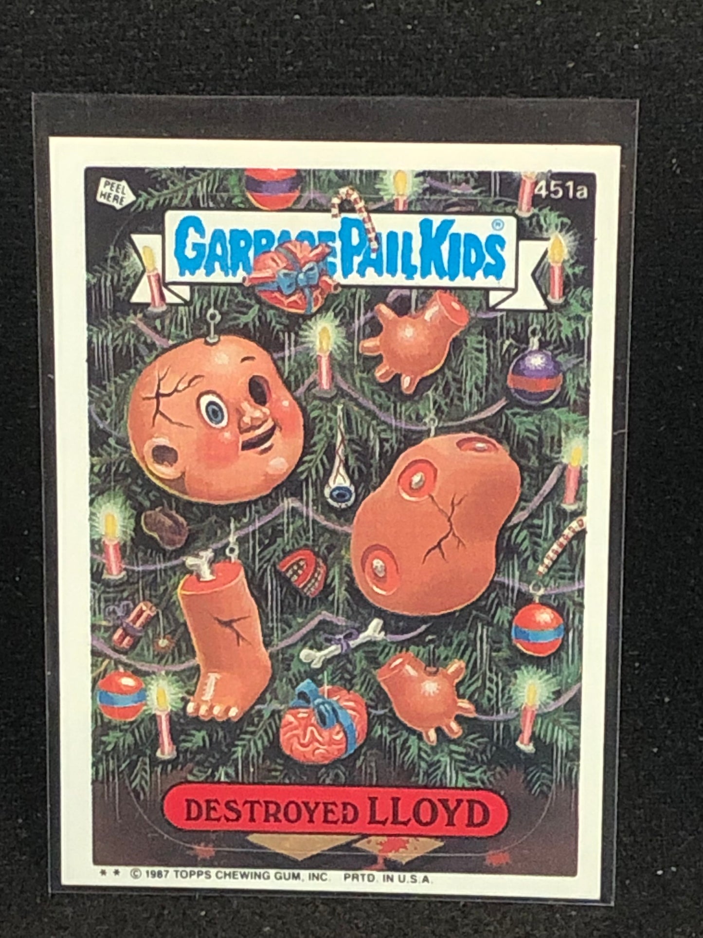 Garbage Pail Kids Original Series 11 (os11) 451a Destroyed Lloyd