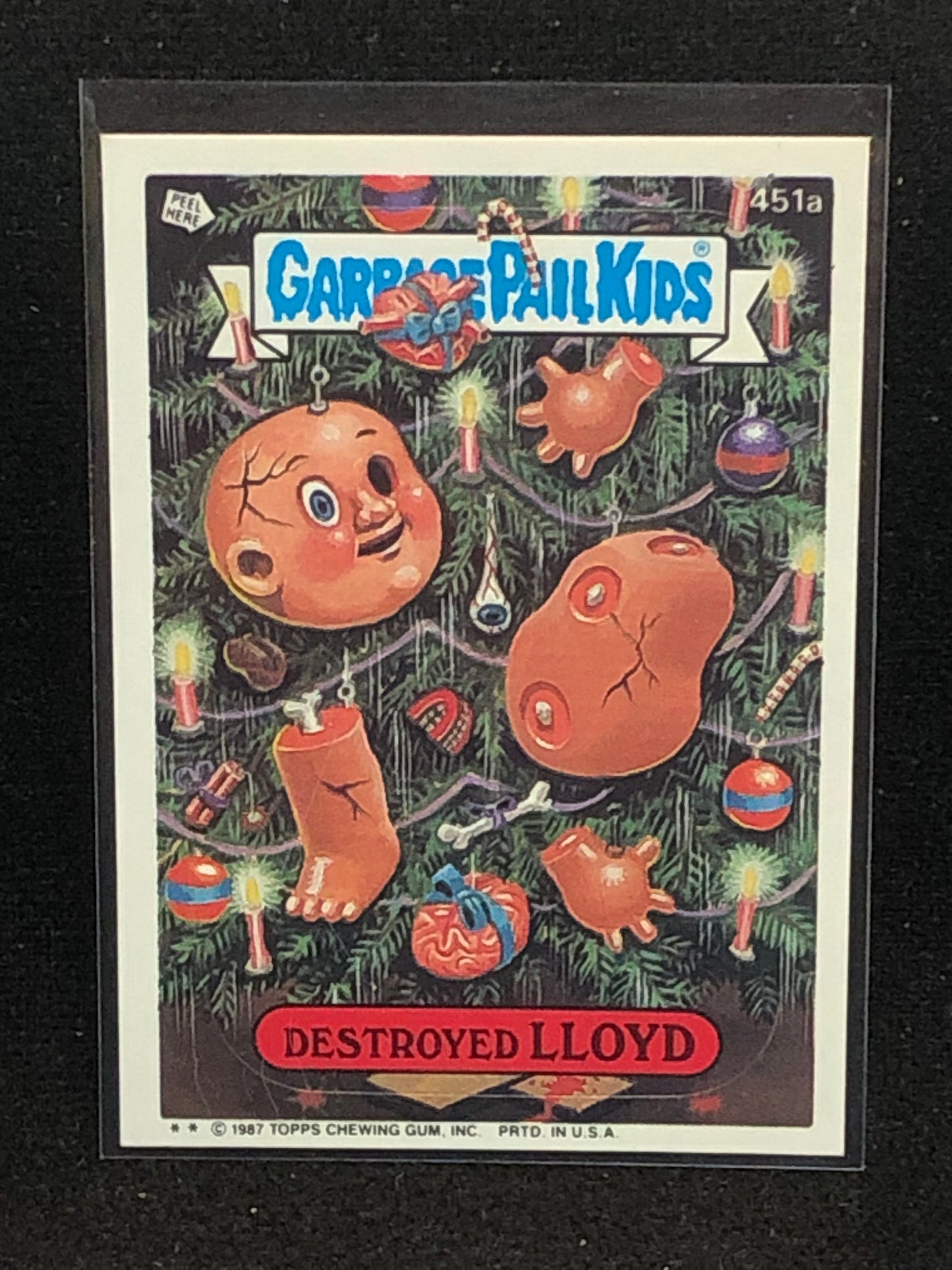 Garbage Pail Kids Original Series 11 (os11) 451a Destroyed Lloyd