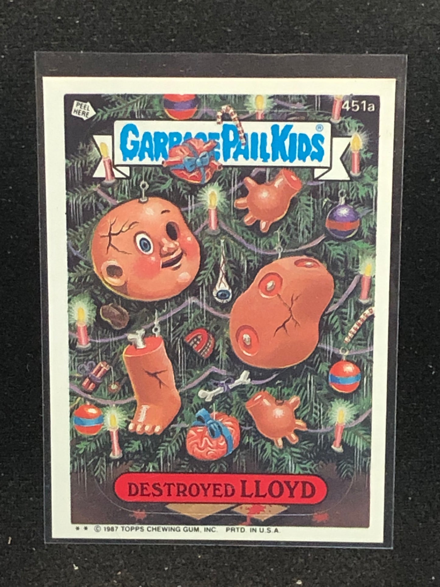 Garbage Pail Kids Original Series 11 (os11) 451a Destroyed Lloyd