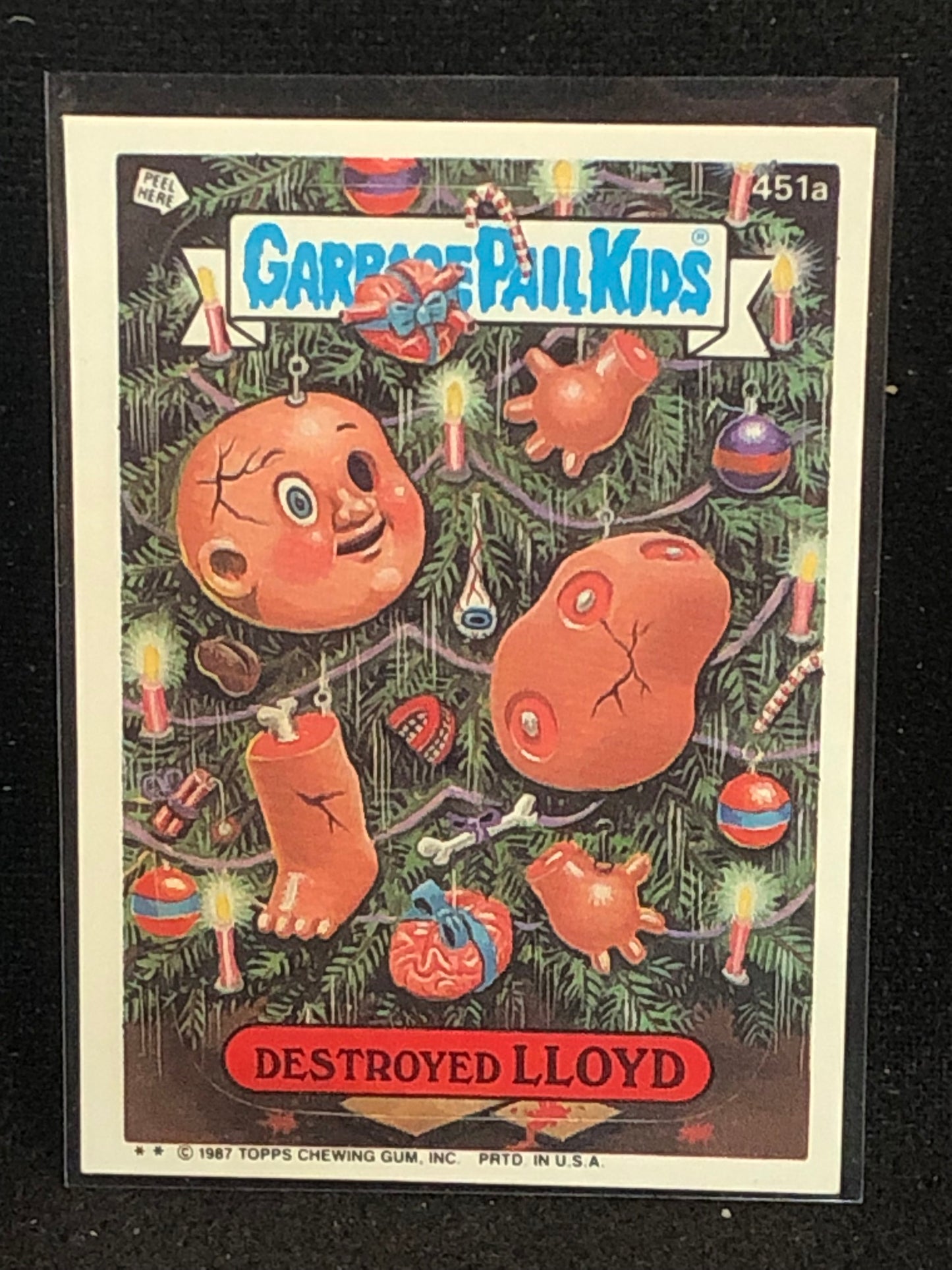 Garbage Pail Kids Original Series 11 (os11) 451a Destroyed Lloyd