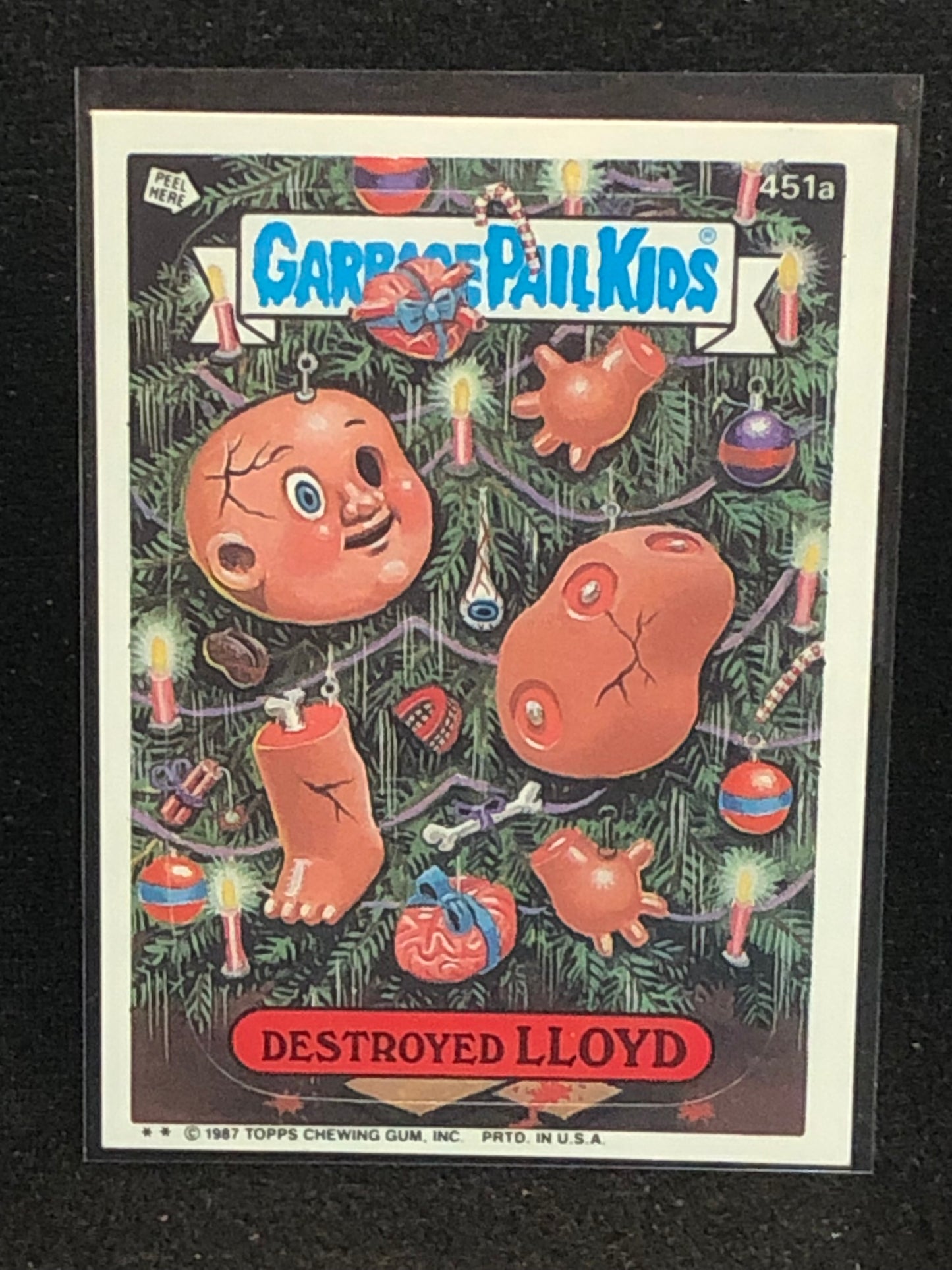 Garbage Pail Kids Original Series 11 (os11) 451a Destroyed Lloyd