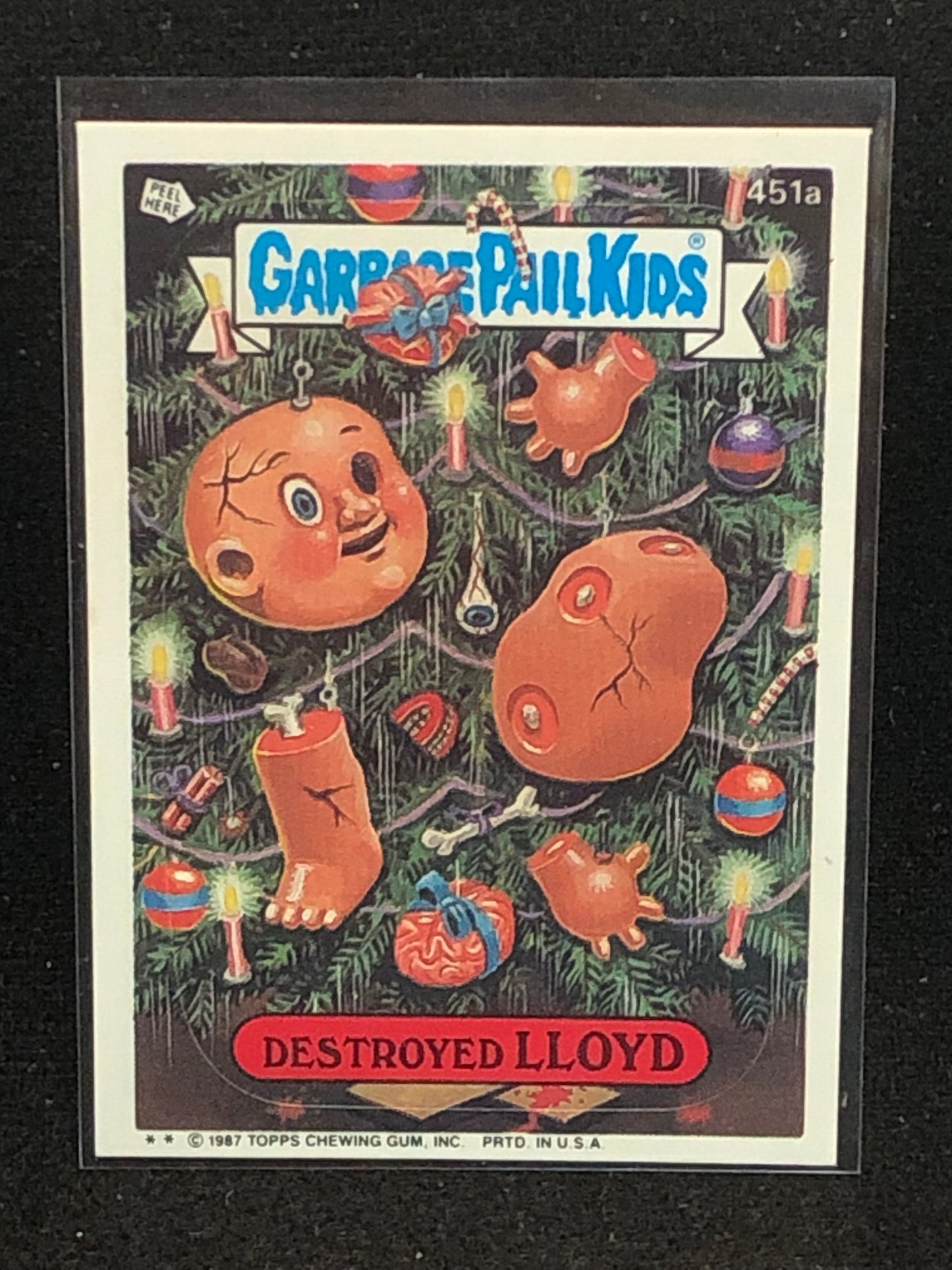 Garbage Pail Kids Original Series 11 (os11) 451a Destroyed Lloyd