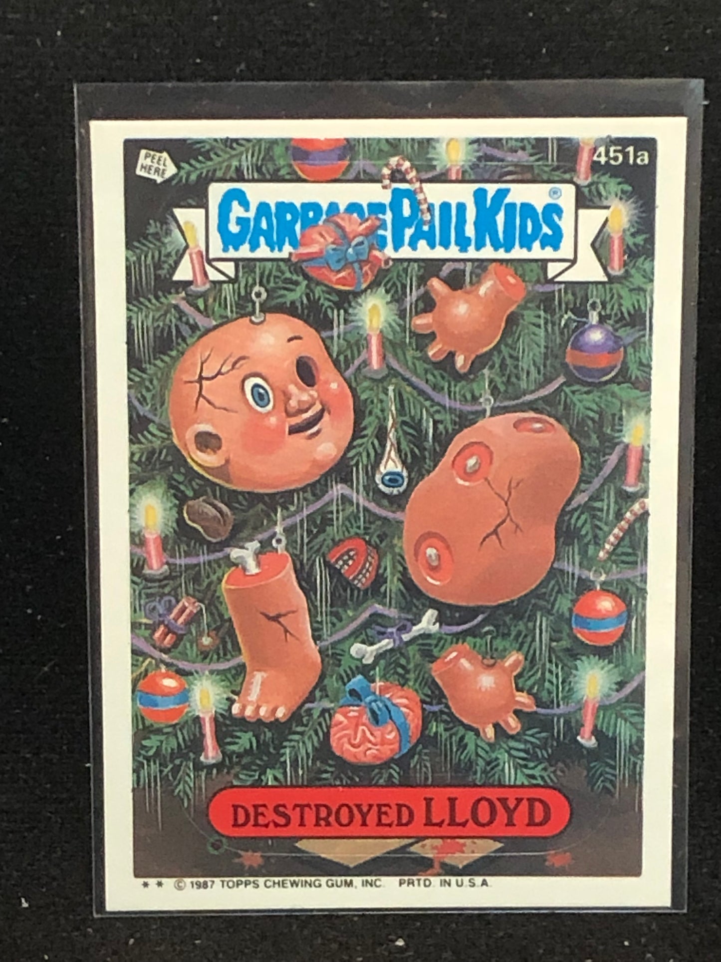 Garbage Pail Kids Original Series 11 (os11) 451a Destroyed Lloyd