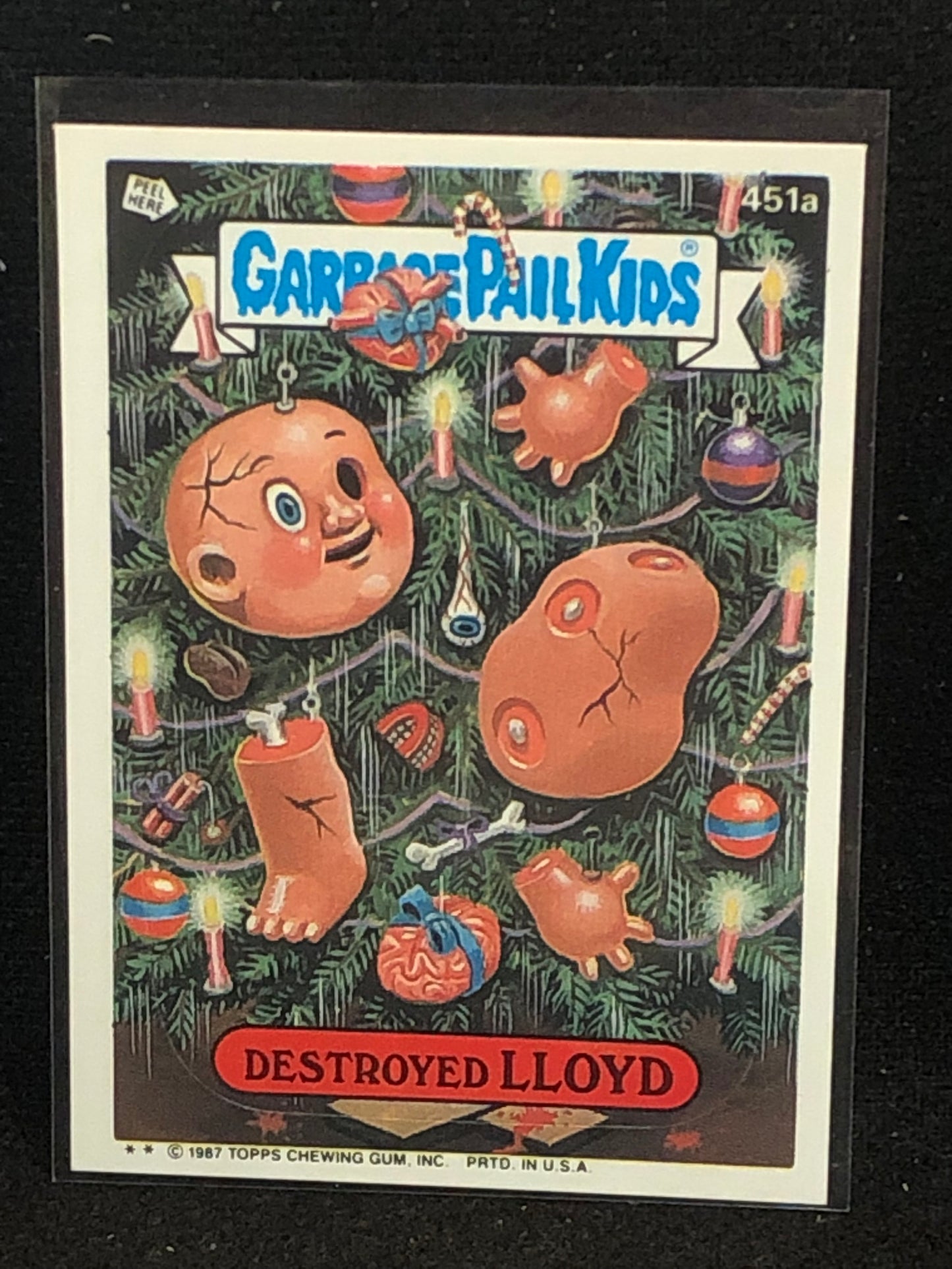 Garbage Pail Kids Original Series 11 (os11) 451a Destroyed Lloyd