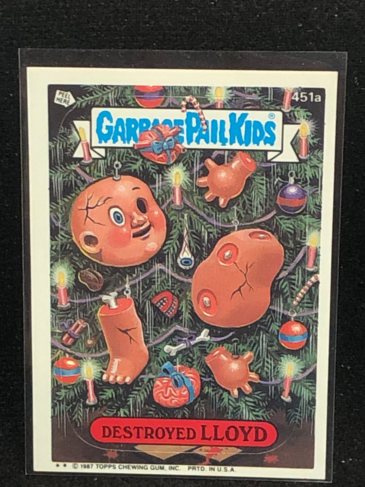 Garbage Pail Kids Original Series 11 (os11) 451a Destroyed Lloyd
