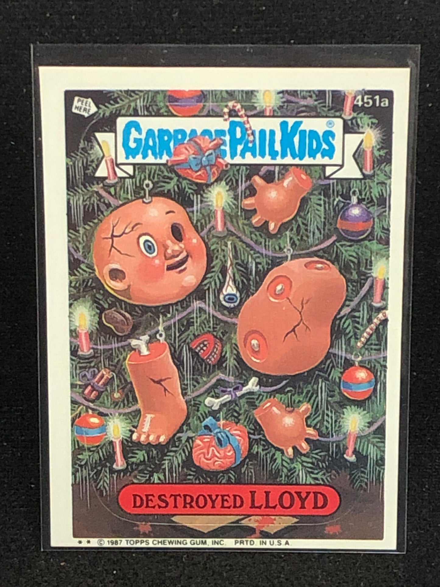 Garbage Pail Kids Original Series 11 (os11) 451a Destroyed Lloyd