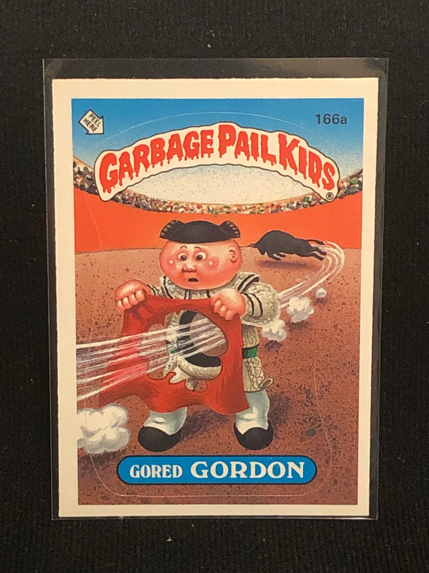 Garbage Pail Kids Original Series 4 (os4) 166a Gored Gordon