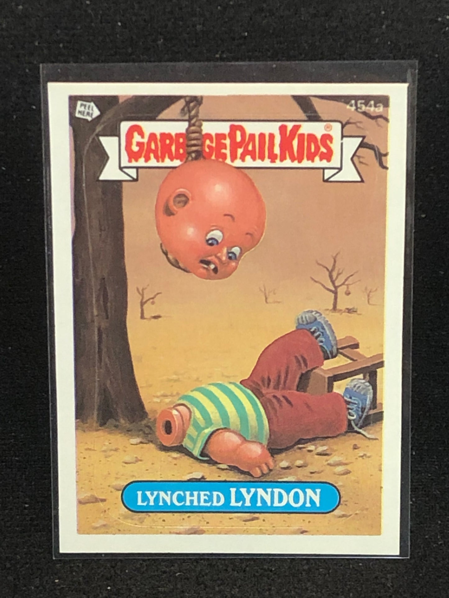 Garbage Pail Kids Original Series 11 (os11) 454a Lynched Lyndon