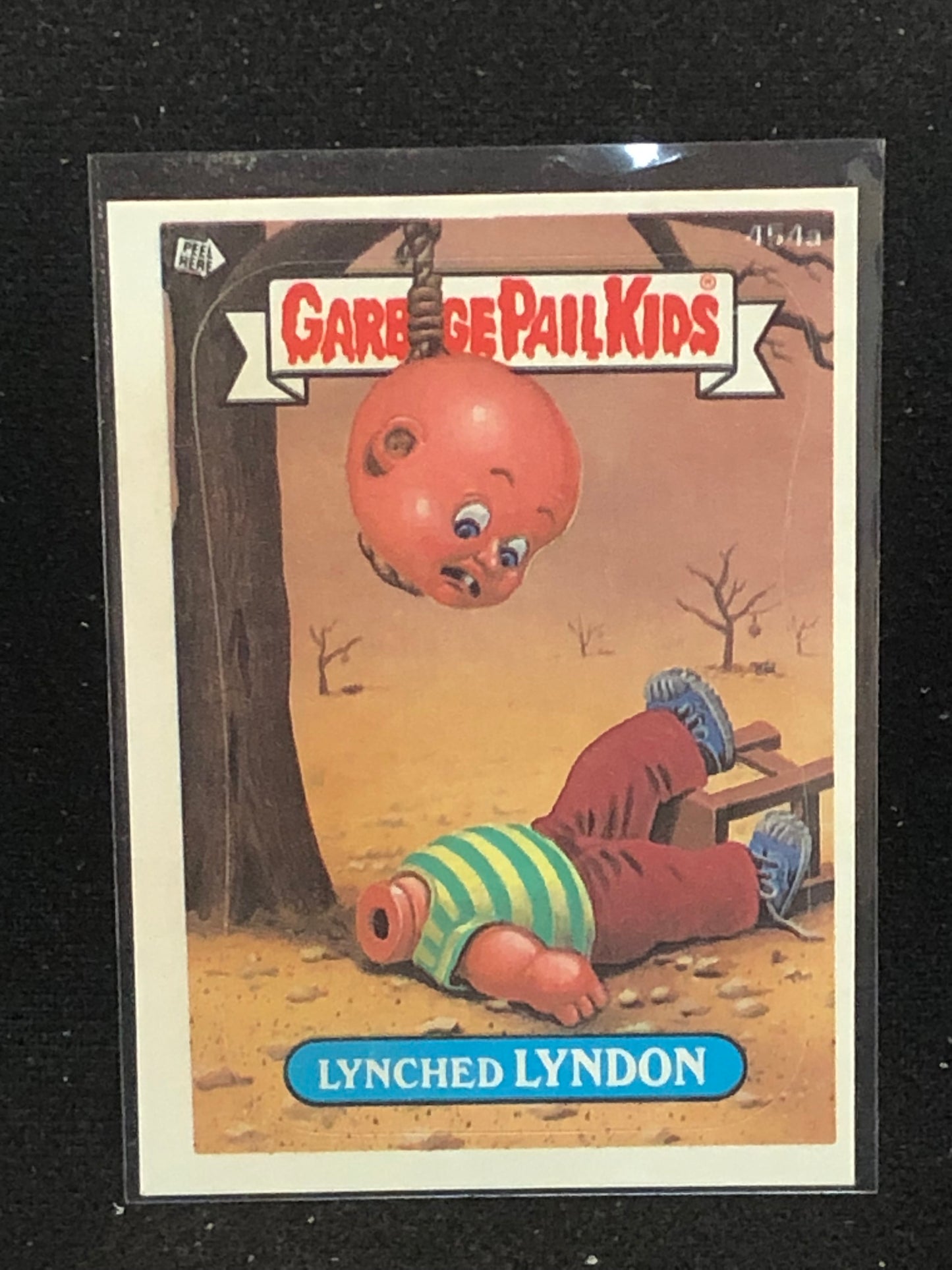 Garbage Pail Kids Original Series 11 (os11) 454a Lynched Lyndon