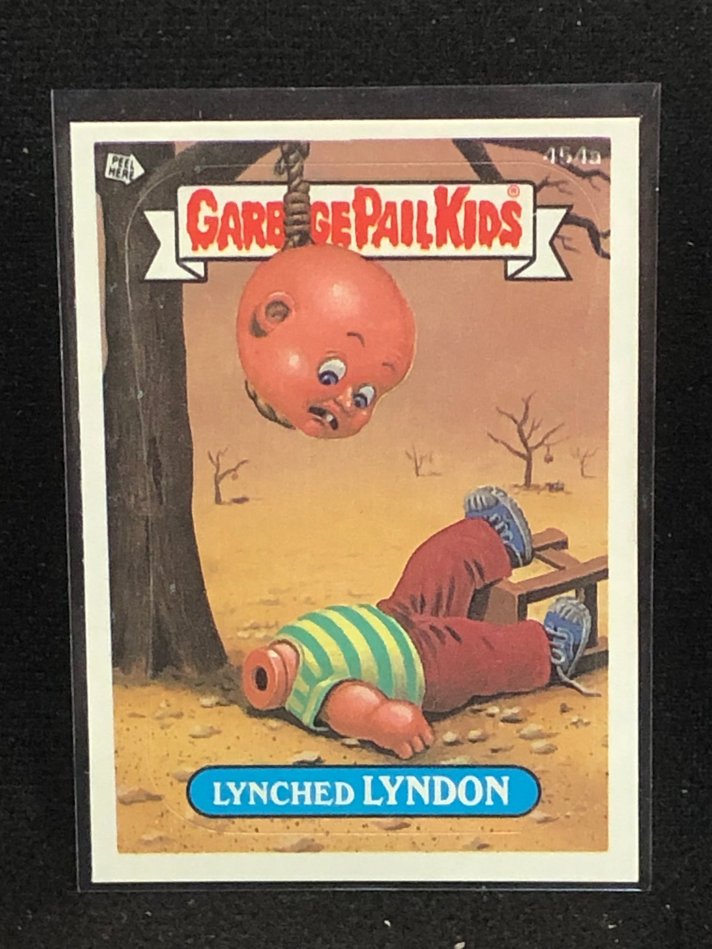 Garbage Pail Kids Original Series 11 (os11) 454a Lynched Lyndon
