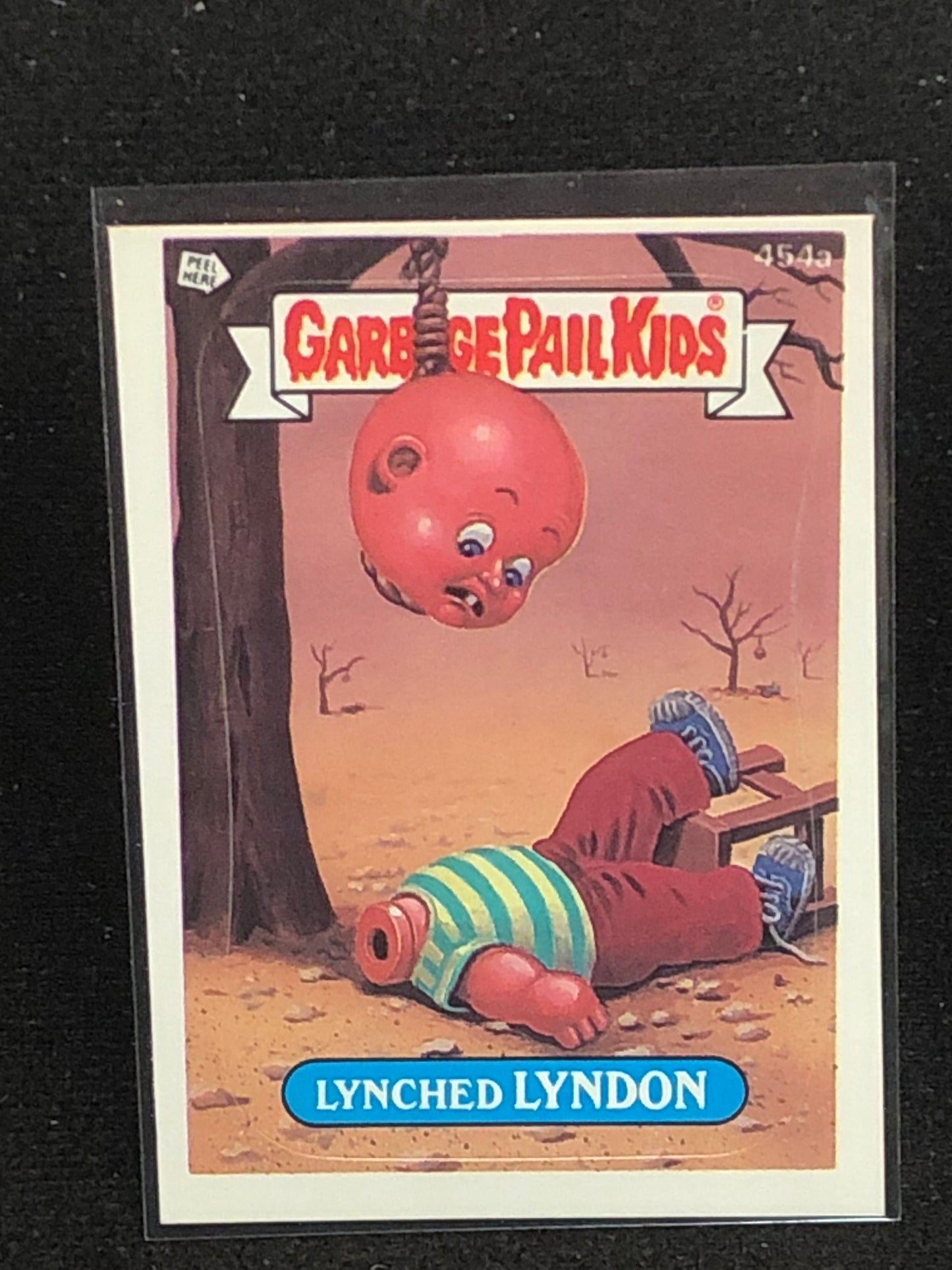 Garbage Pail Kids Original Series 11 (os11) 454a Lynched Lyndon