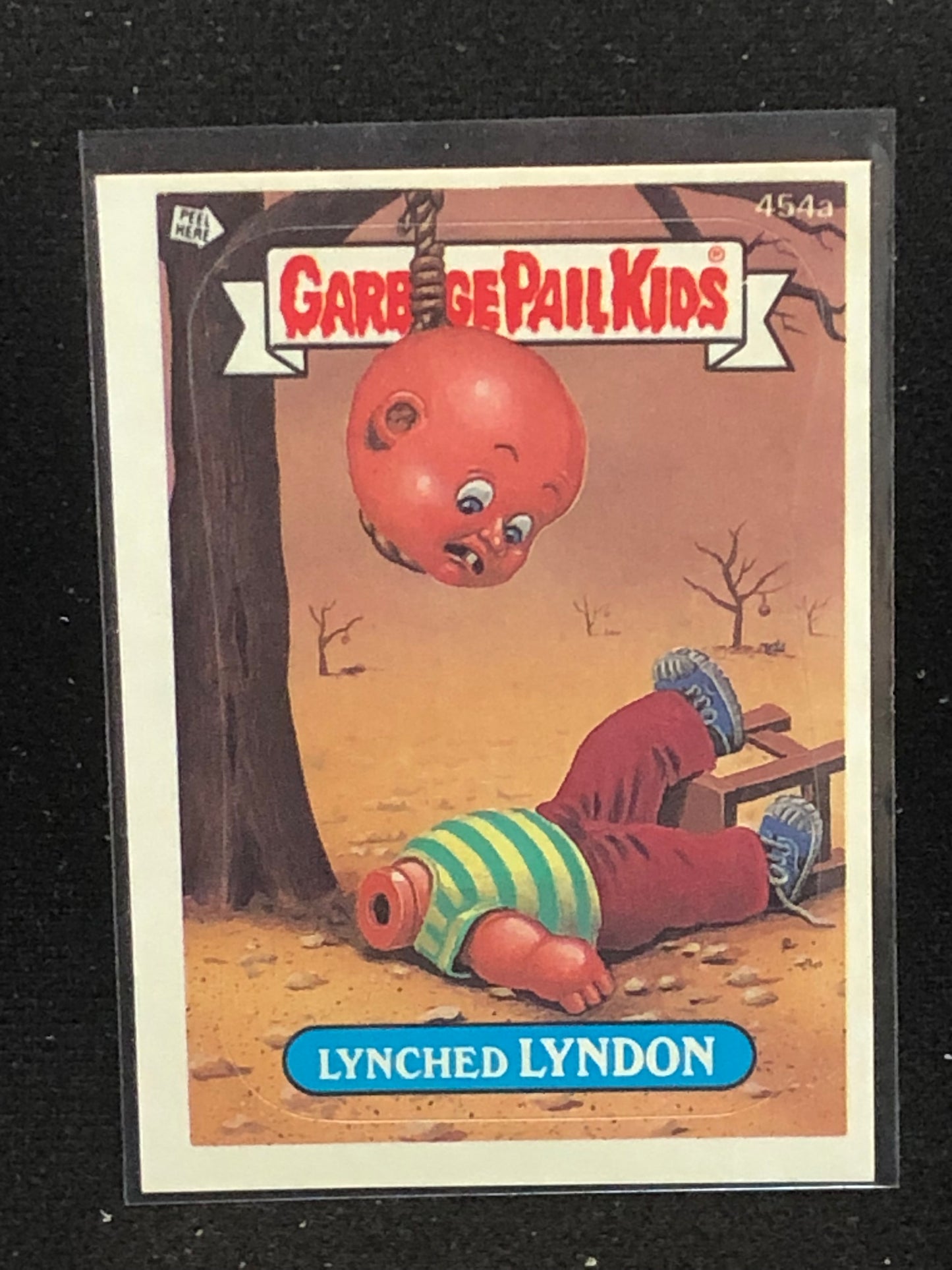 Garbage Pail Kids Original Series 11 (os11) 454a Lynched Lyndon