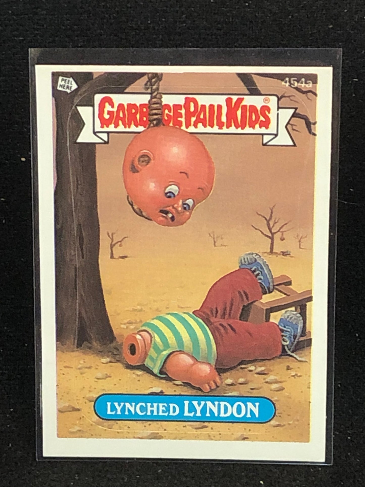 Garbage Pail Kids Original Series 11 (os11) 454a Lynched Lyndon