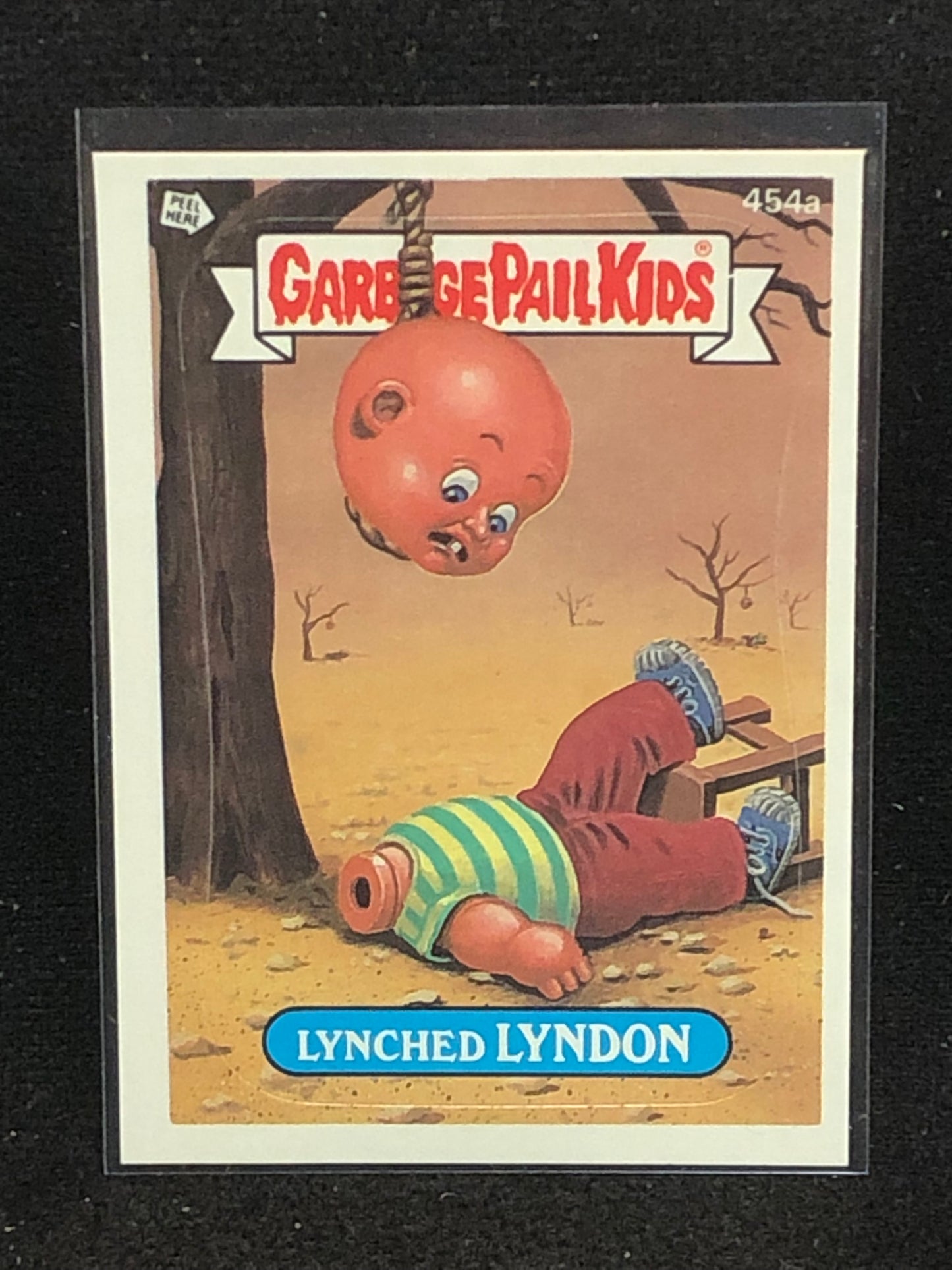 Garbage Pail Kids Original Series 11 (os11) 454a Lynched Lyndon