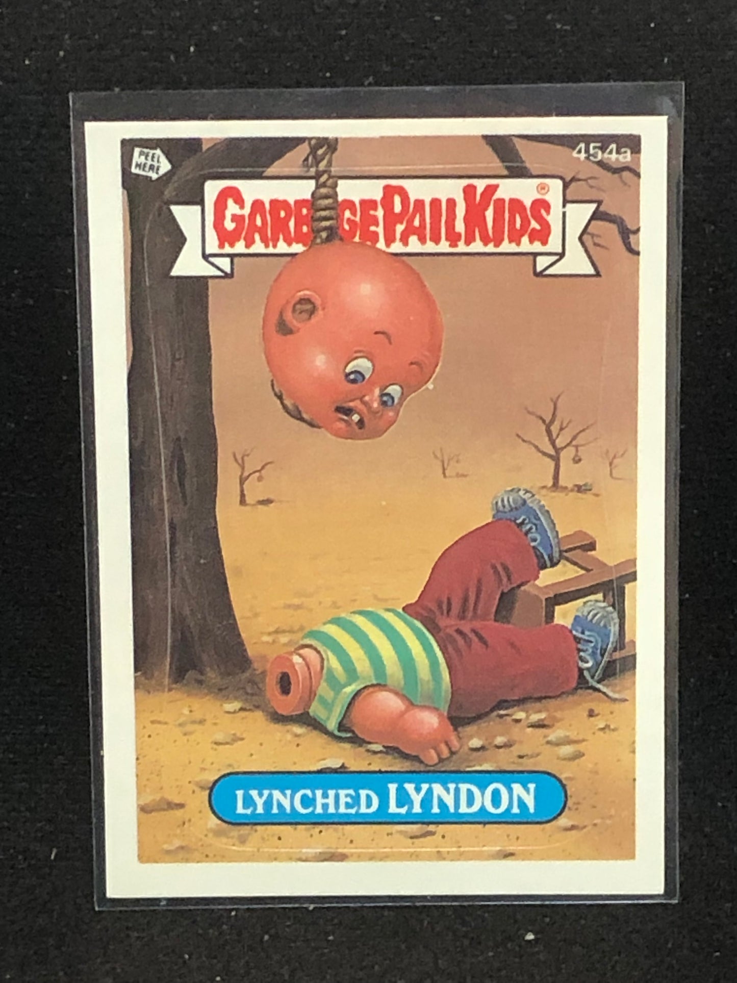 Garbage Pail Kids Original Series 11 (os11) 454a Lynched Lyndon