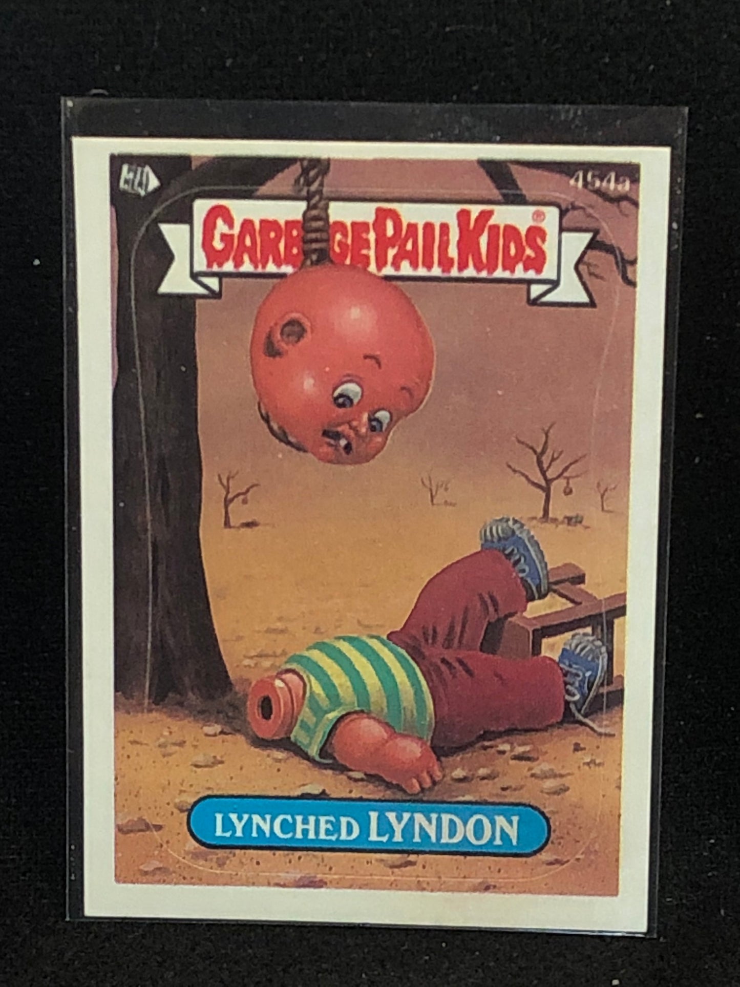 Garbage Pail Kids Original Series 11 (os11) 454a Lynched Lyndon