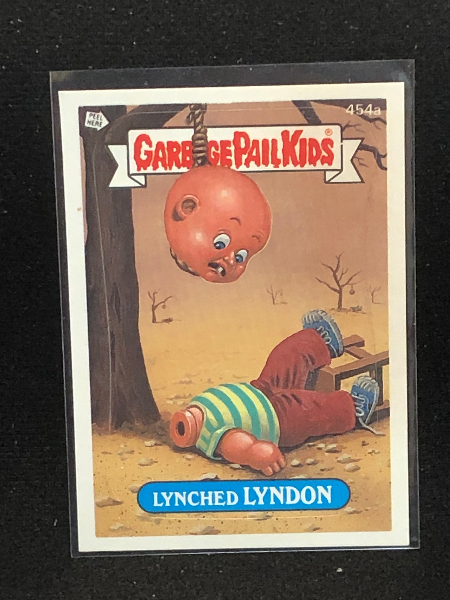 Garbage Pail Kids Original Series 11 (os11) 454a Lynched Lyndon