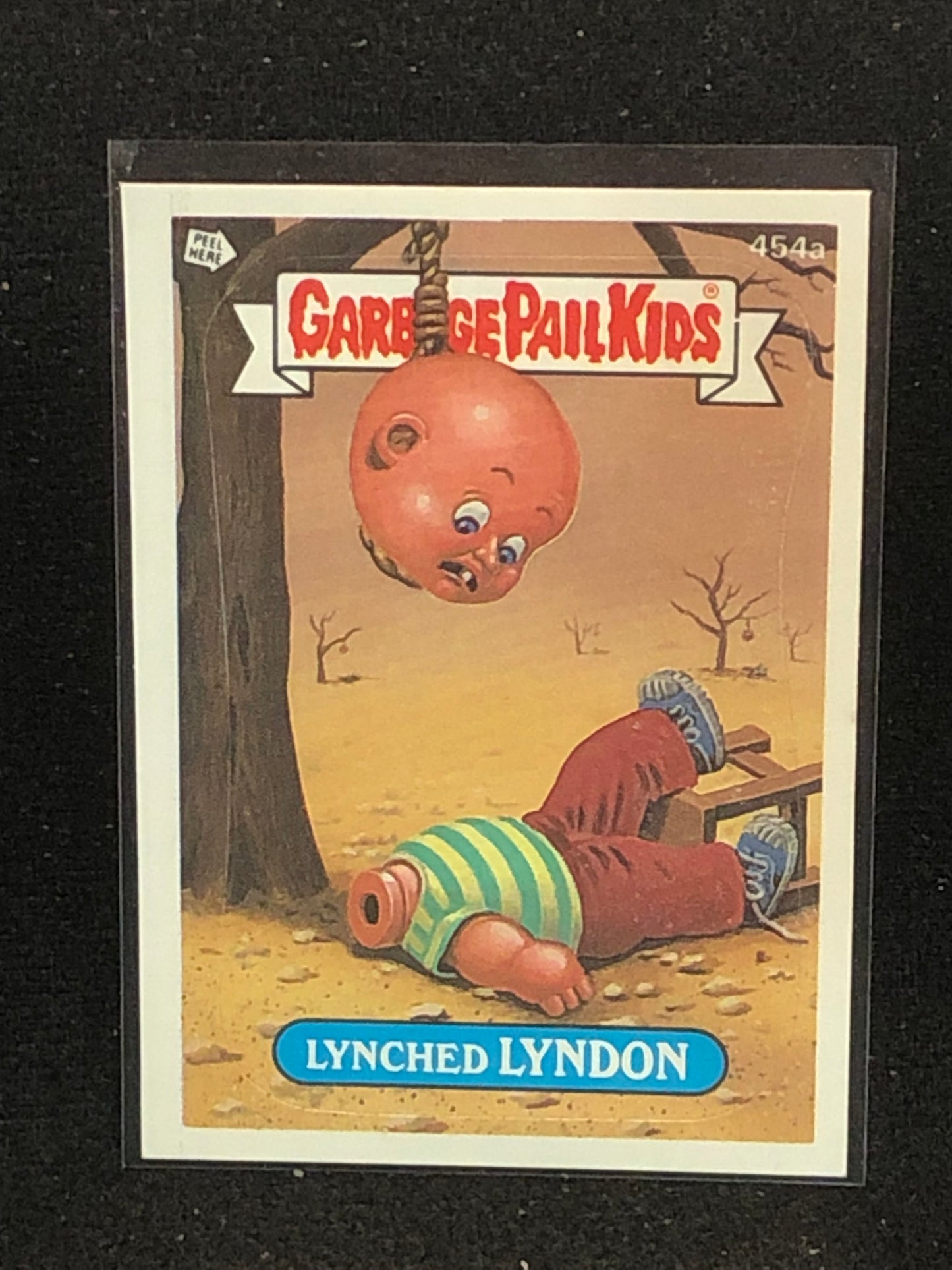 Garbage Pail Kids Original Series 11 (os11) 454a Lynched Lyndon