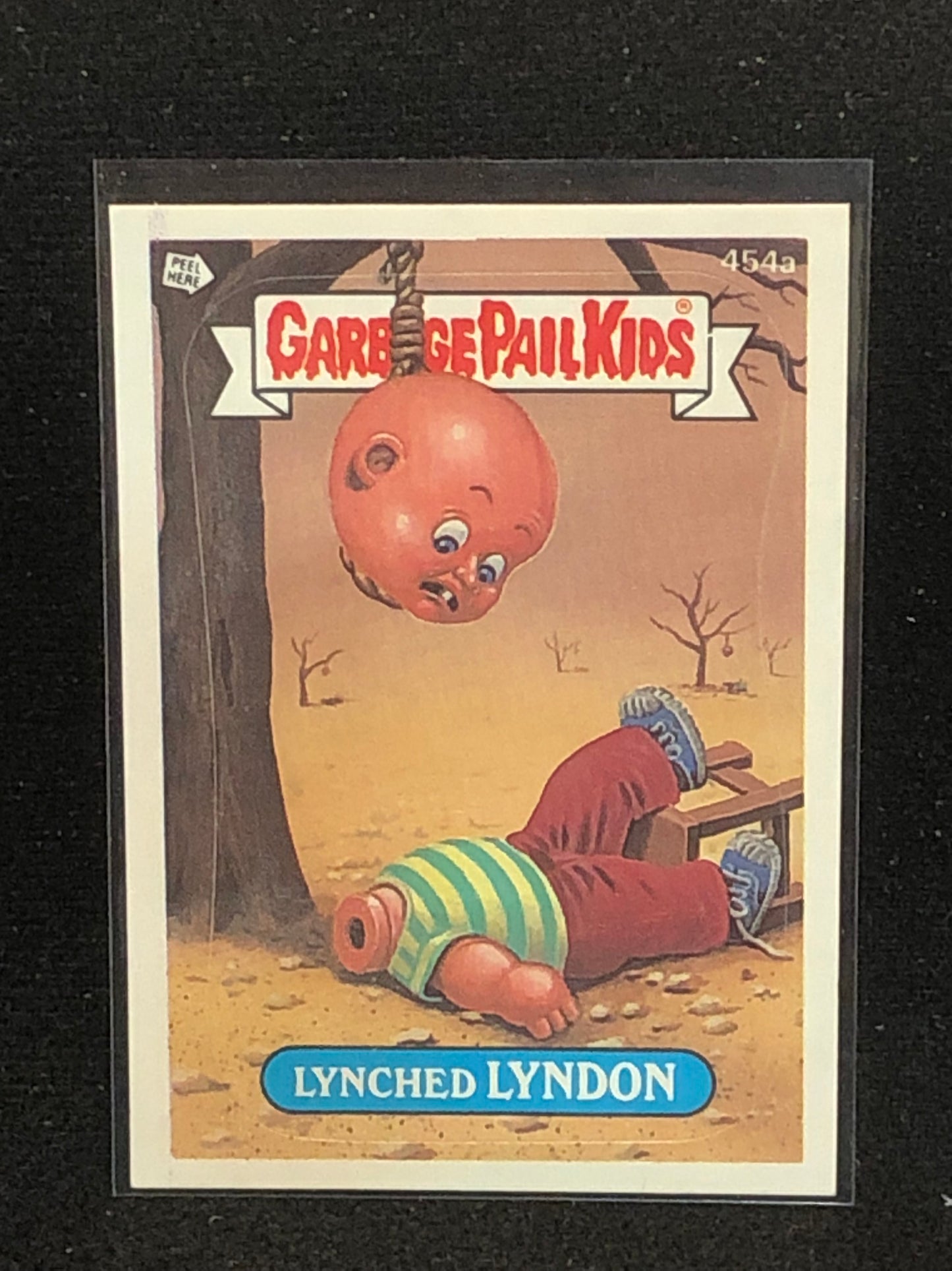 Garbage Pail Kids Original Series 11 (os11) 454a Lynched Lyndon