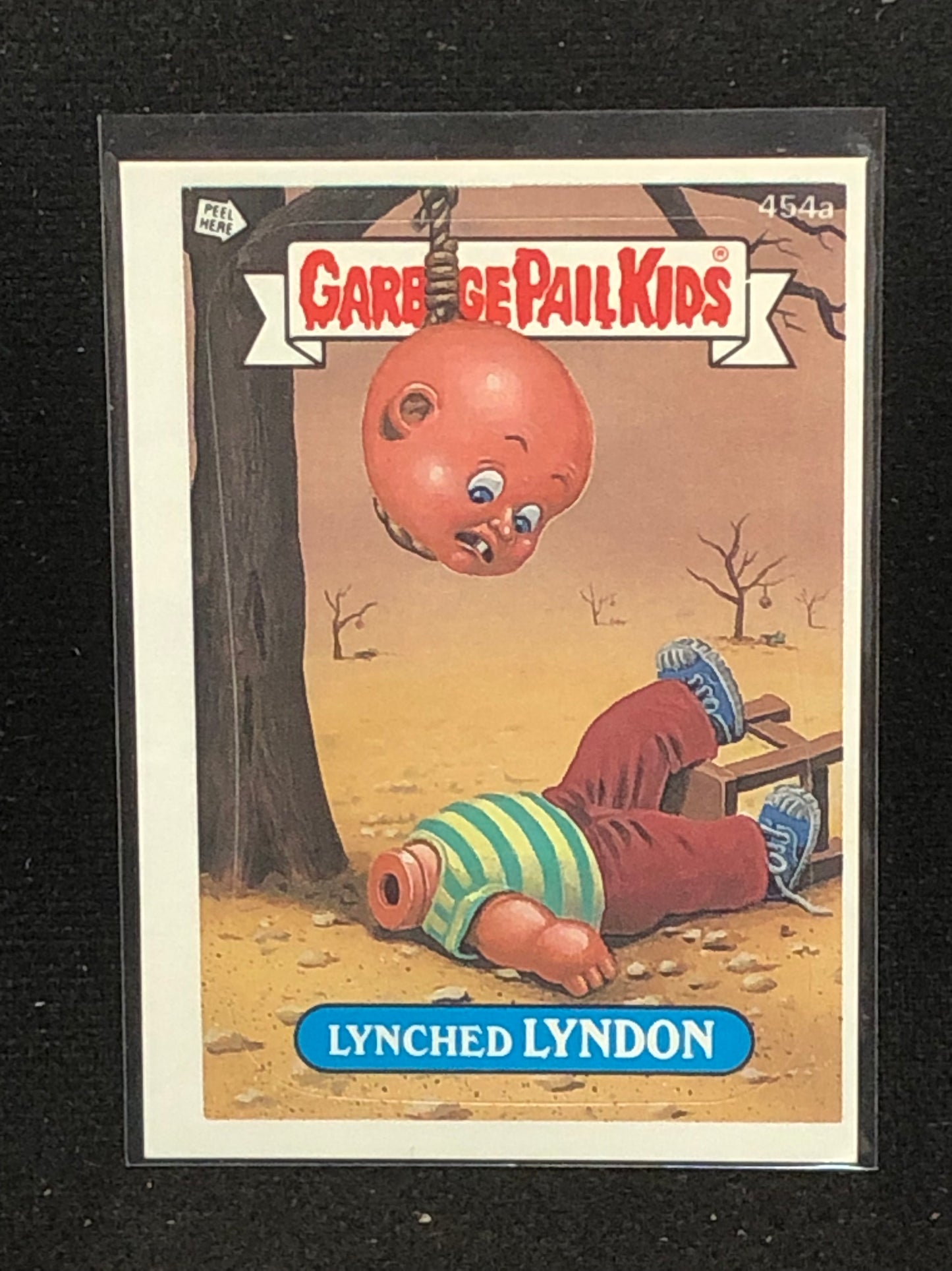 Garbage Pail Kids Original Series 11 (os11) 454a Lynched Lyndon