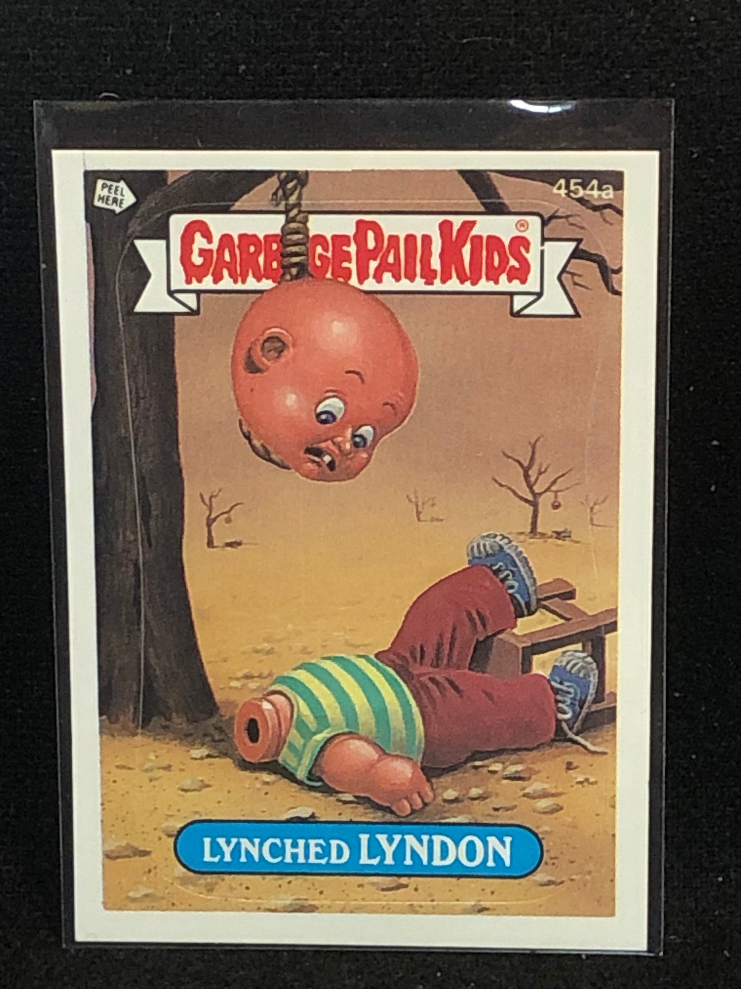 Garbage Pail Kids Original Series 11 (os11) 454a Lynched Lyndon