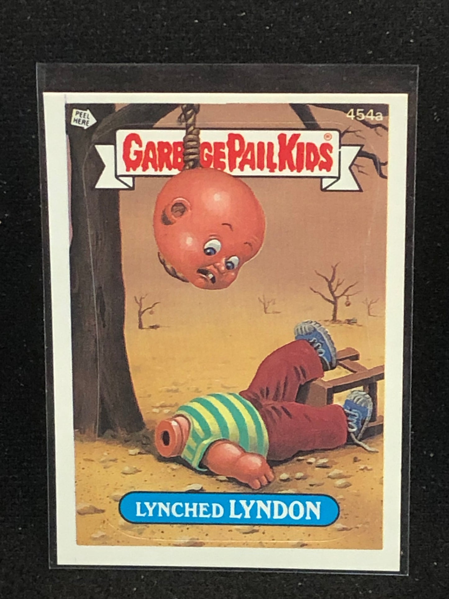 Garbage Pail Kids Original Series 11 (os11) 454a Lynched Lyndon