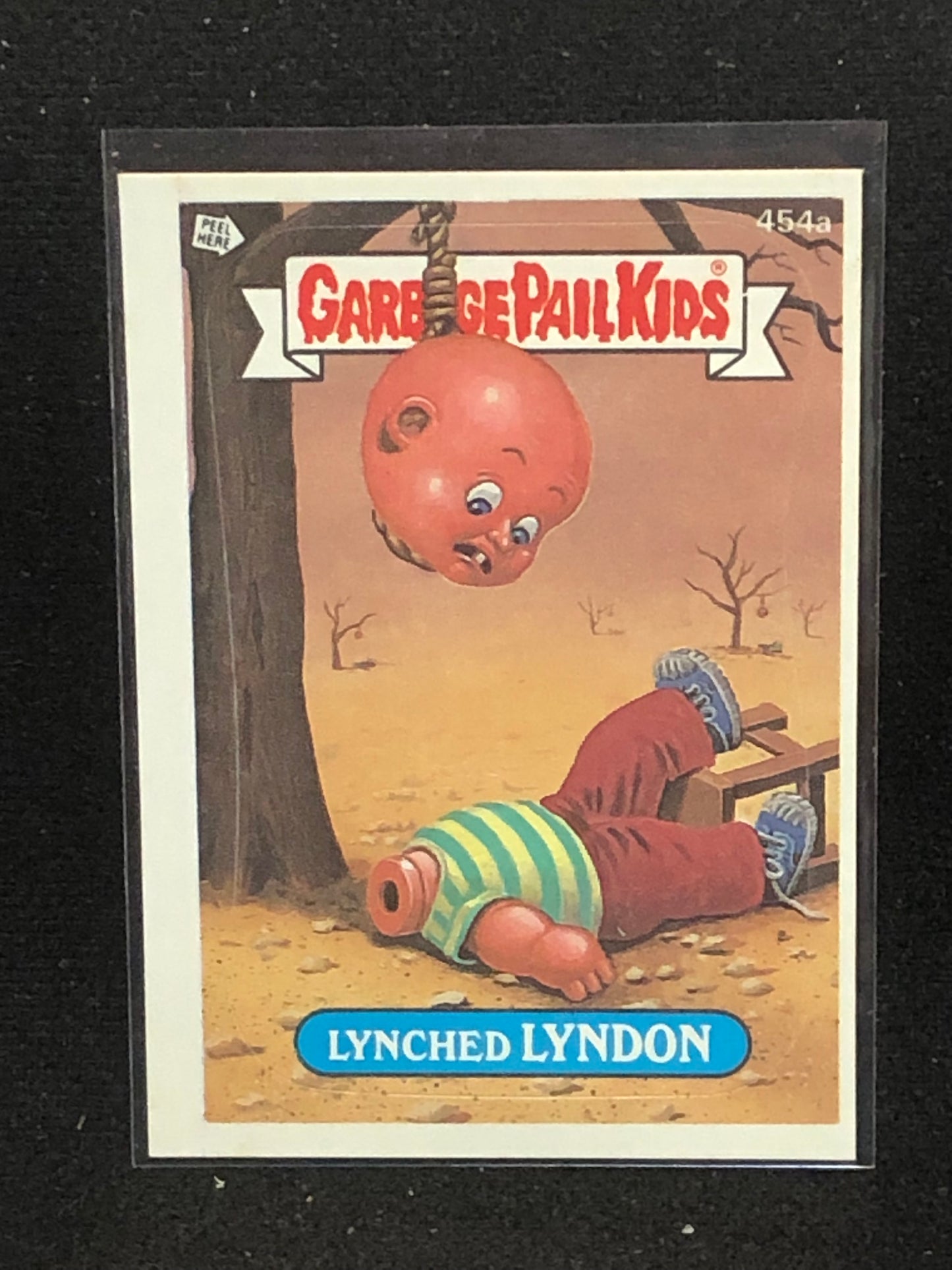 Garbage Pail Kids Original Series 11 (os11) 454a Lynched Lyndon