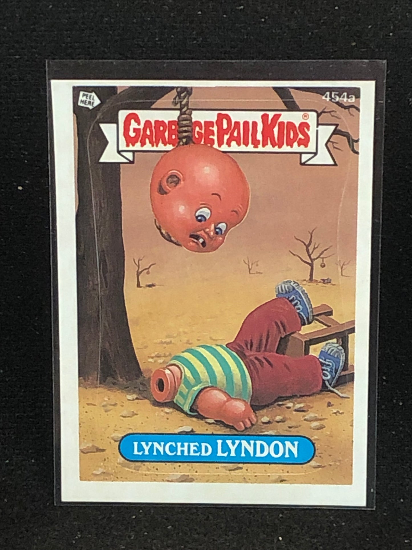 Garbage Pail Kids Original Series 11 (os11) 454a Lynched Lyndon
