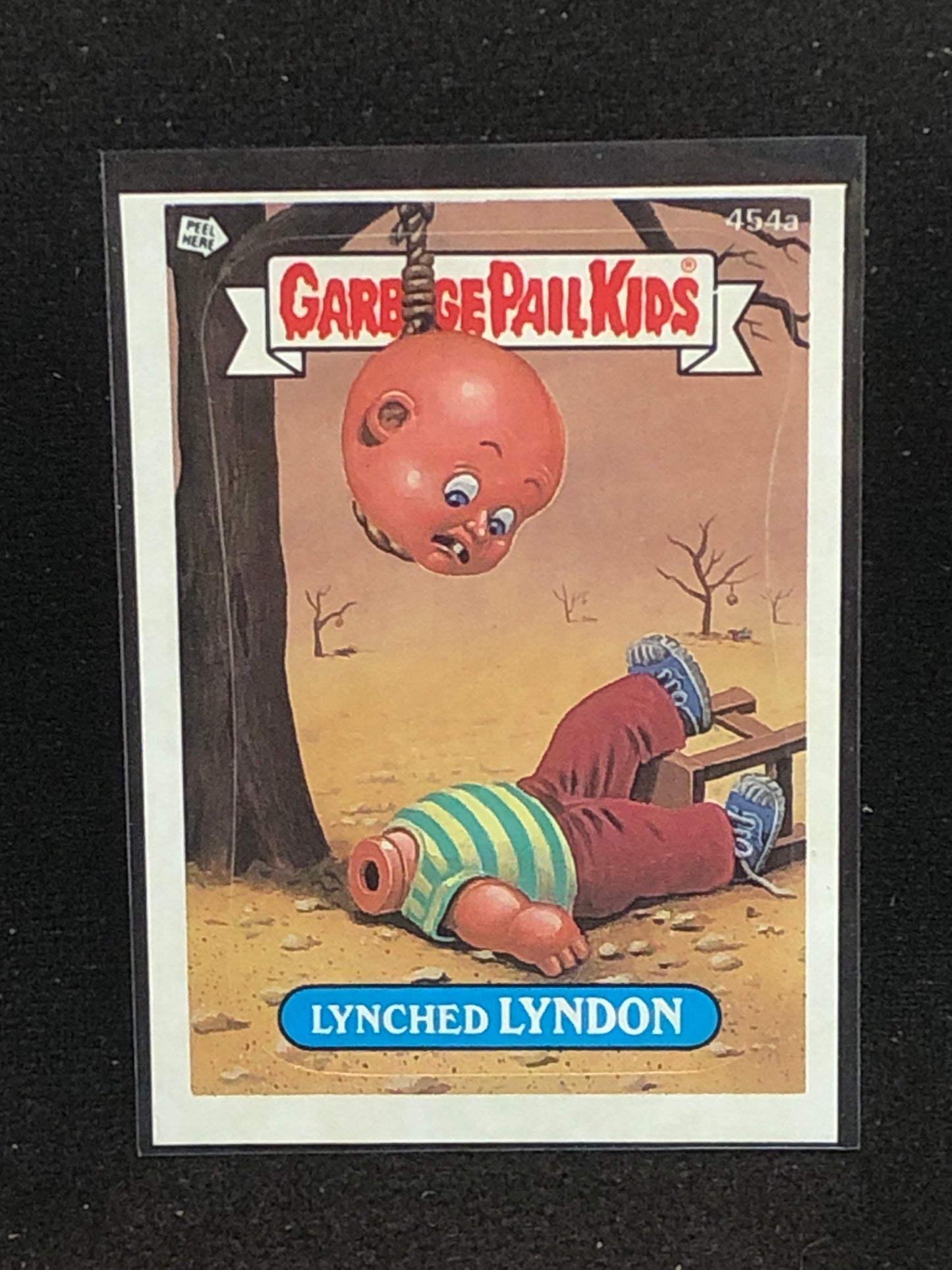 Garbage Pail Kids Original Series 11 (os11) 454a Lynched Lyndon