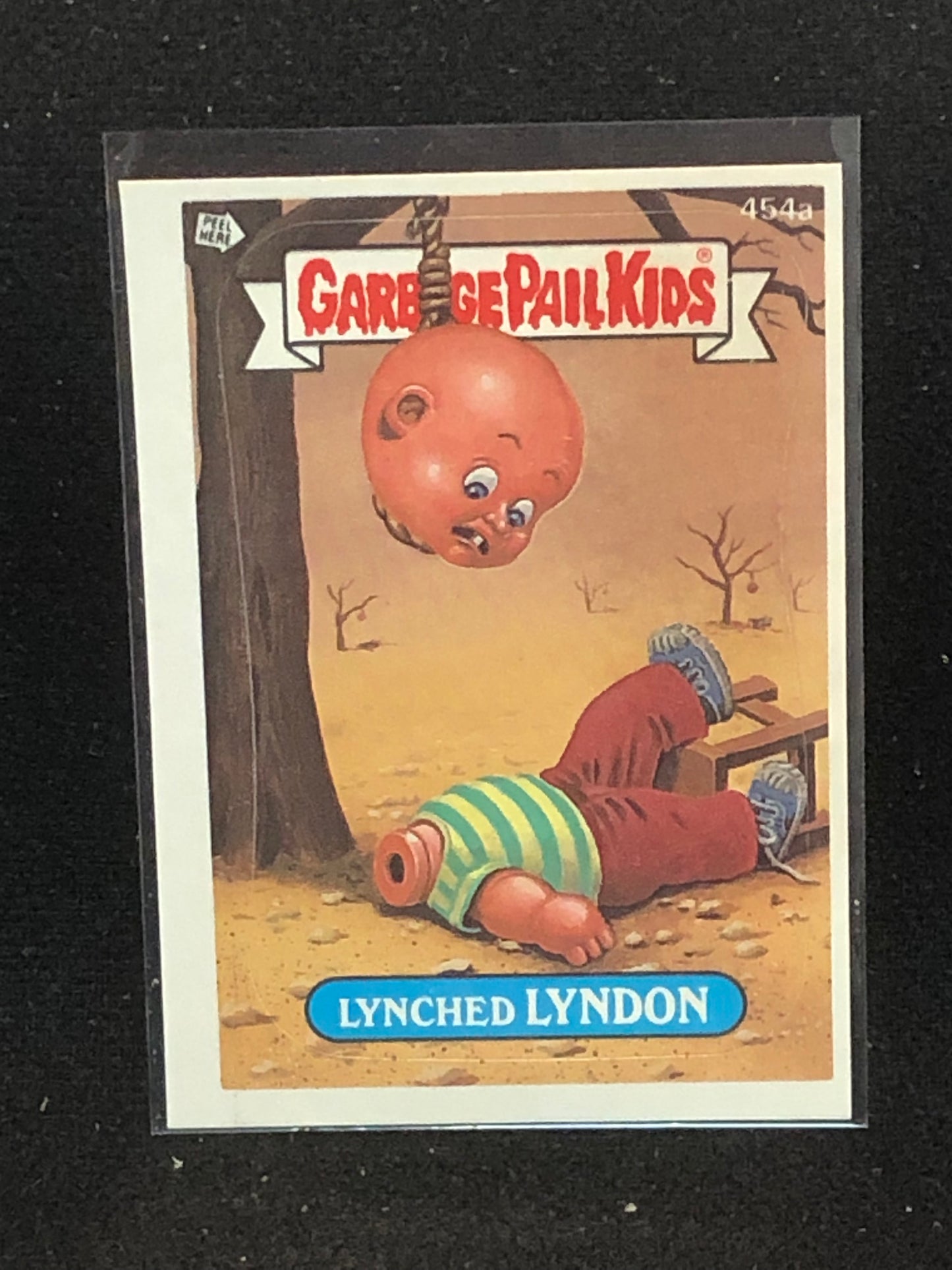 Garbage Pail Kids Original Series 11 (os11) 454a Lynched Lyndon