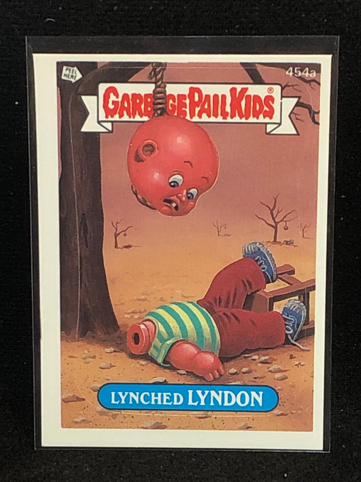 Garbage Pail Kids Original Series 11 (os11) 454a Lynched Lyndon