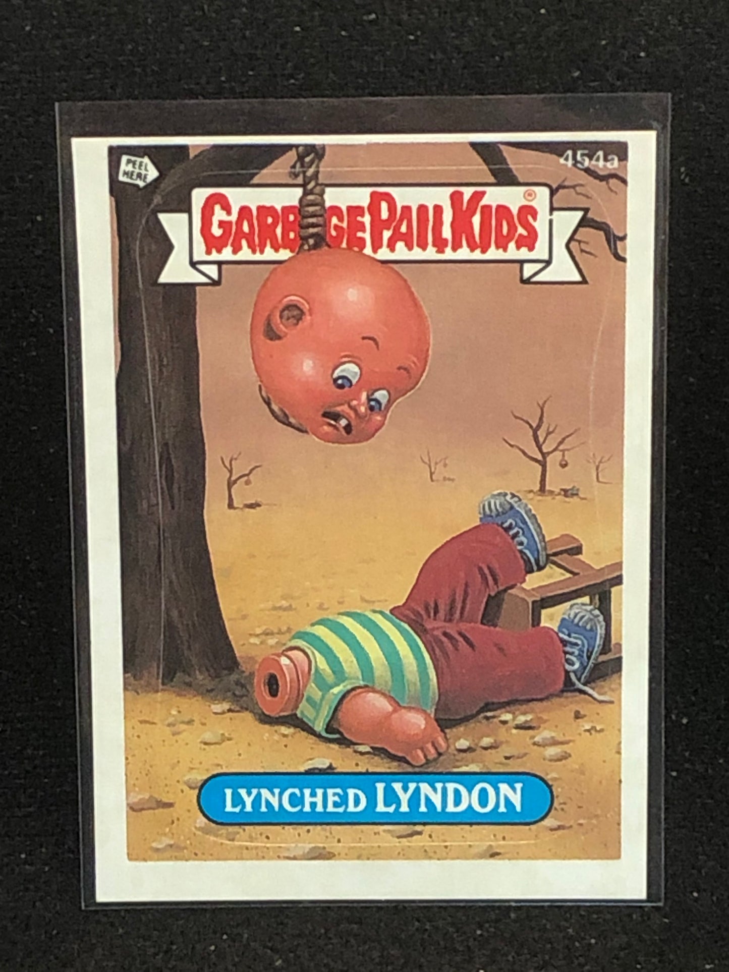 Garbage Pail Kids Original Series 11 (os11) 454a Lynched Lyndon