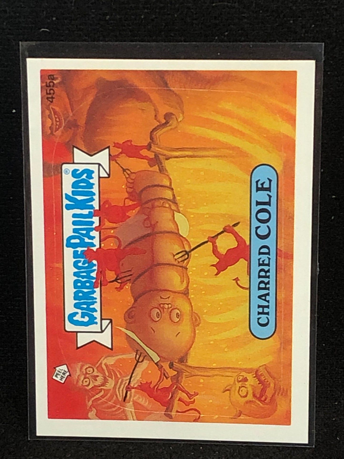 Garbage Pail Kids Original Series 11 (os11) 455a Charred Cole