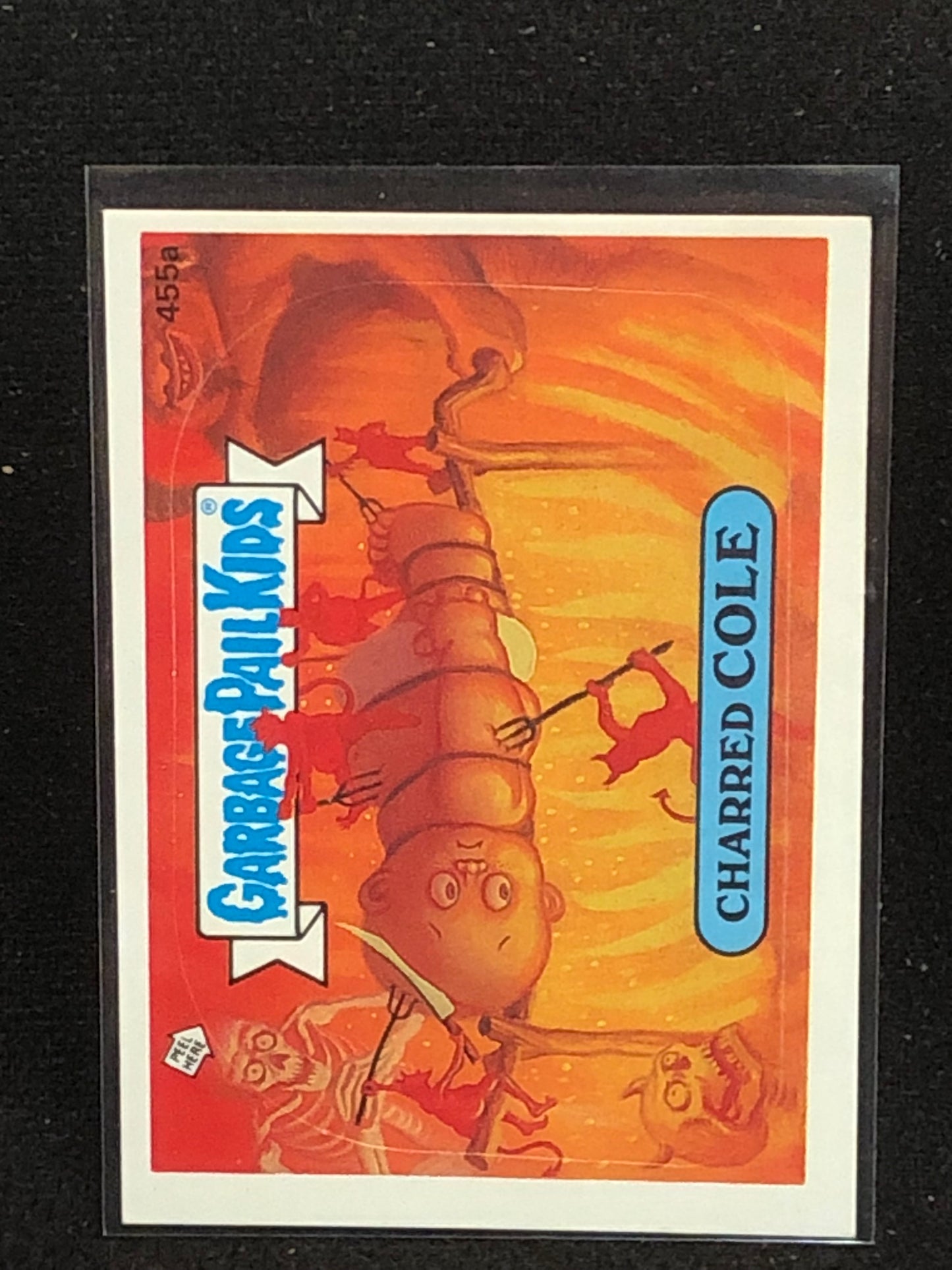 Garbage Pail Kids Original Series 11 (os11) 455a Charred Cole