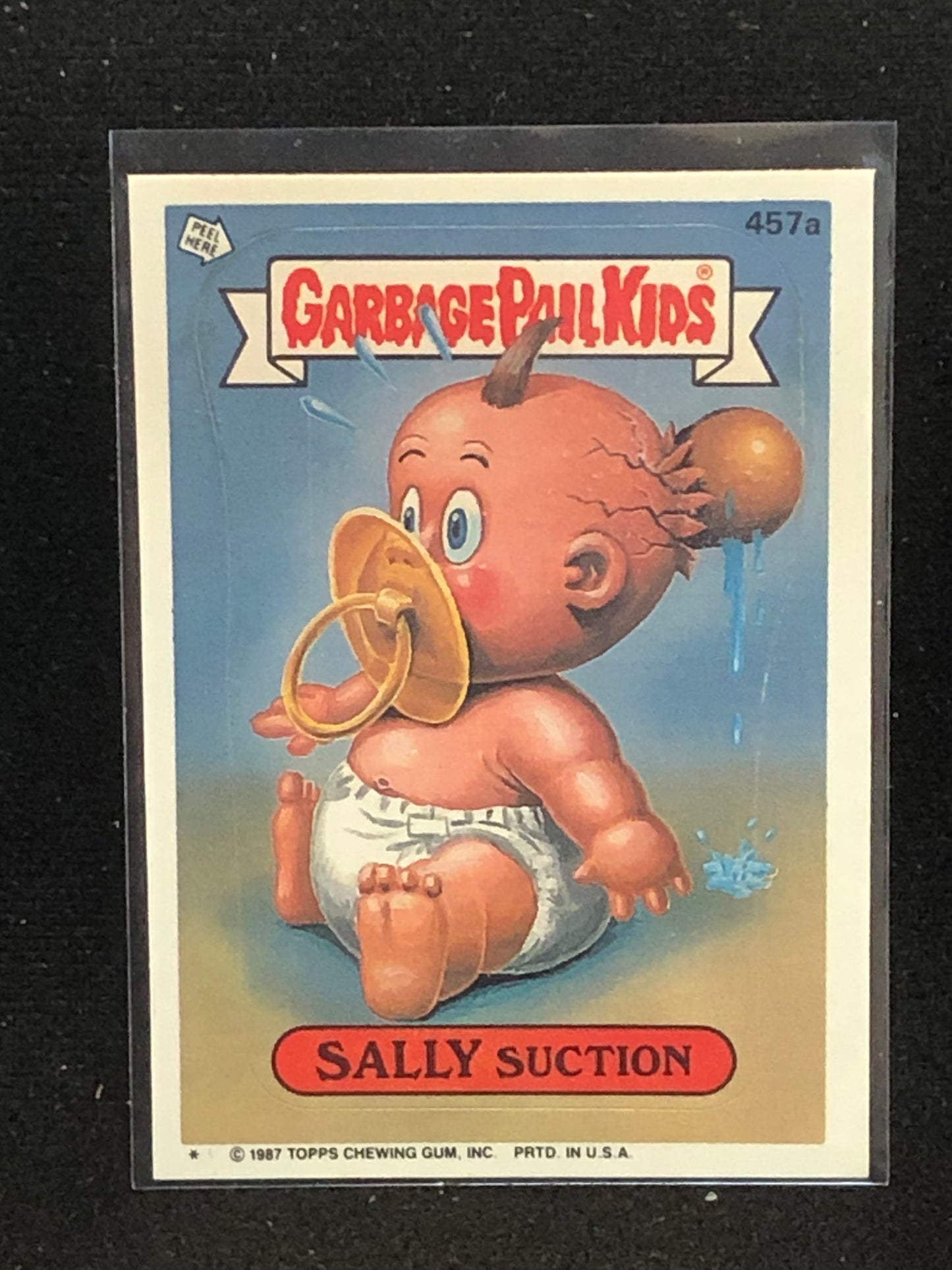 Garbage Pail Kids Original Series 11 (os11) 457a Sally Suction