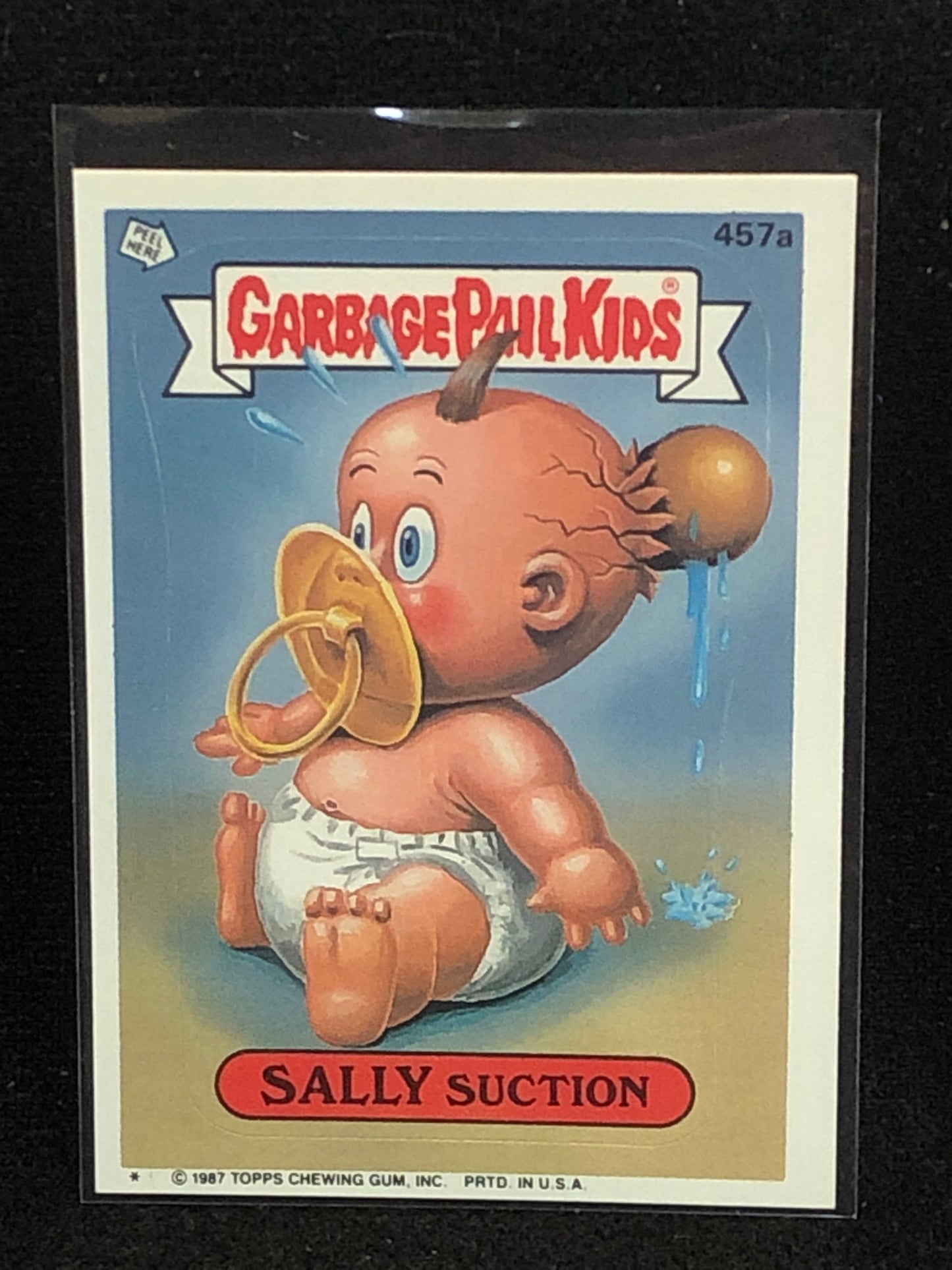 Garbage Pail Kids Original Series 11 (os11) 457a Sally Suction