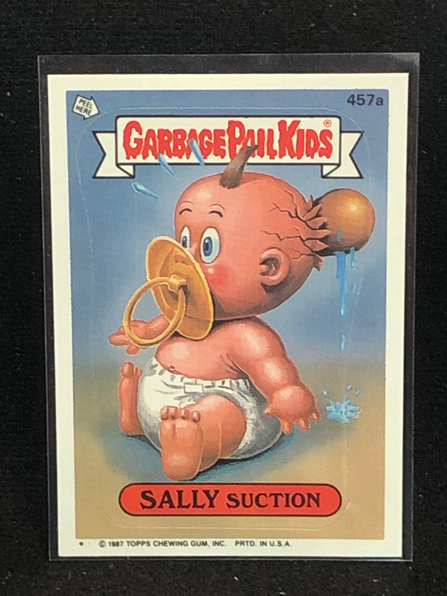 Garbage Pail Kids Original Series 11 (os11) 457a Sally Suction
