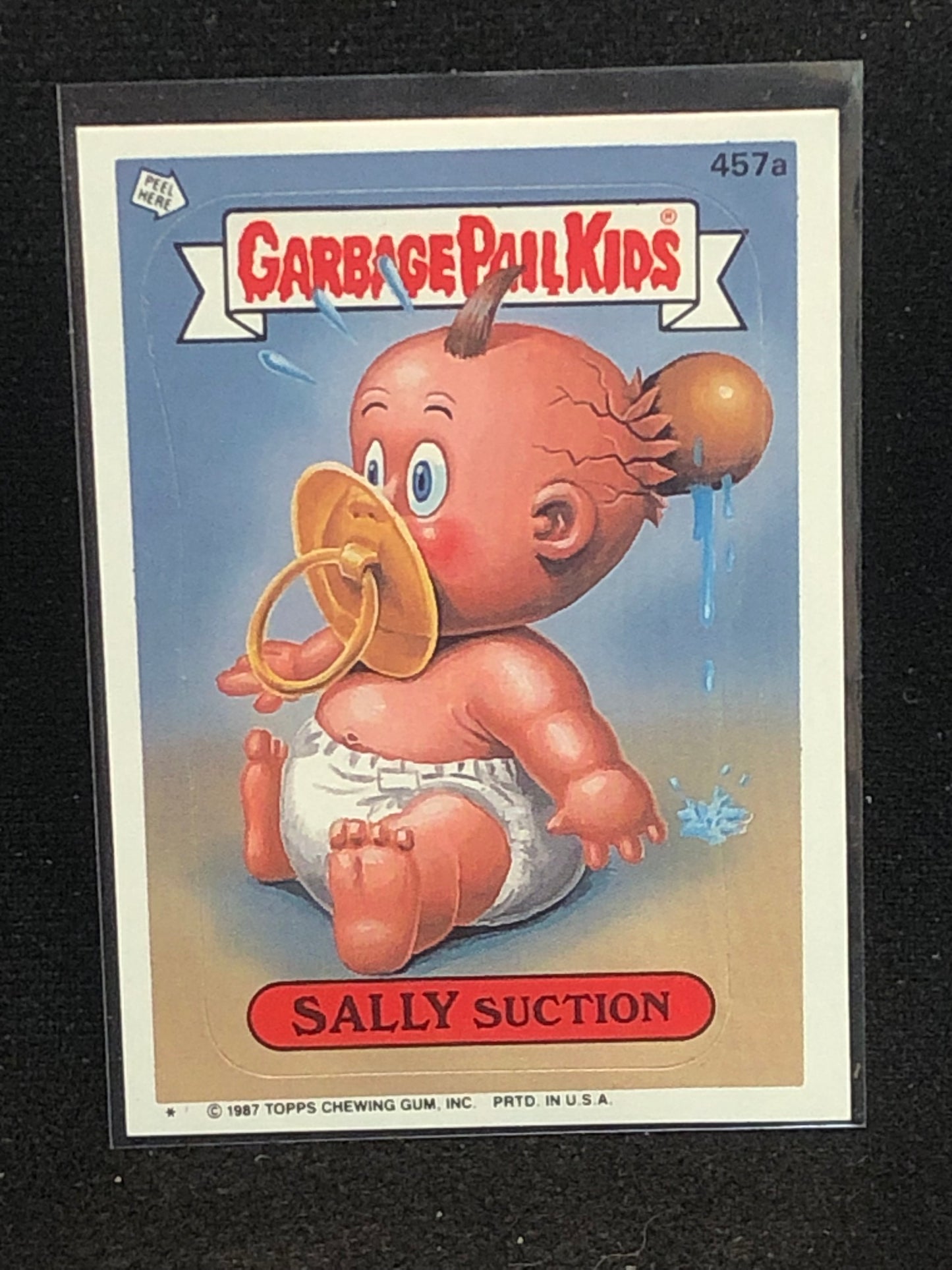 Garbage Pail Kids Original Series 11 (os11) 457a Sally Suction