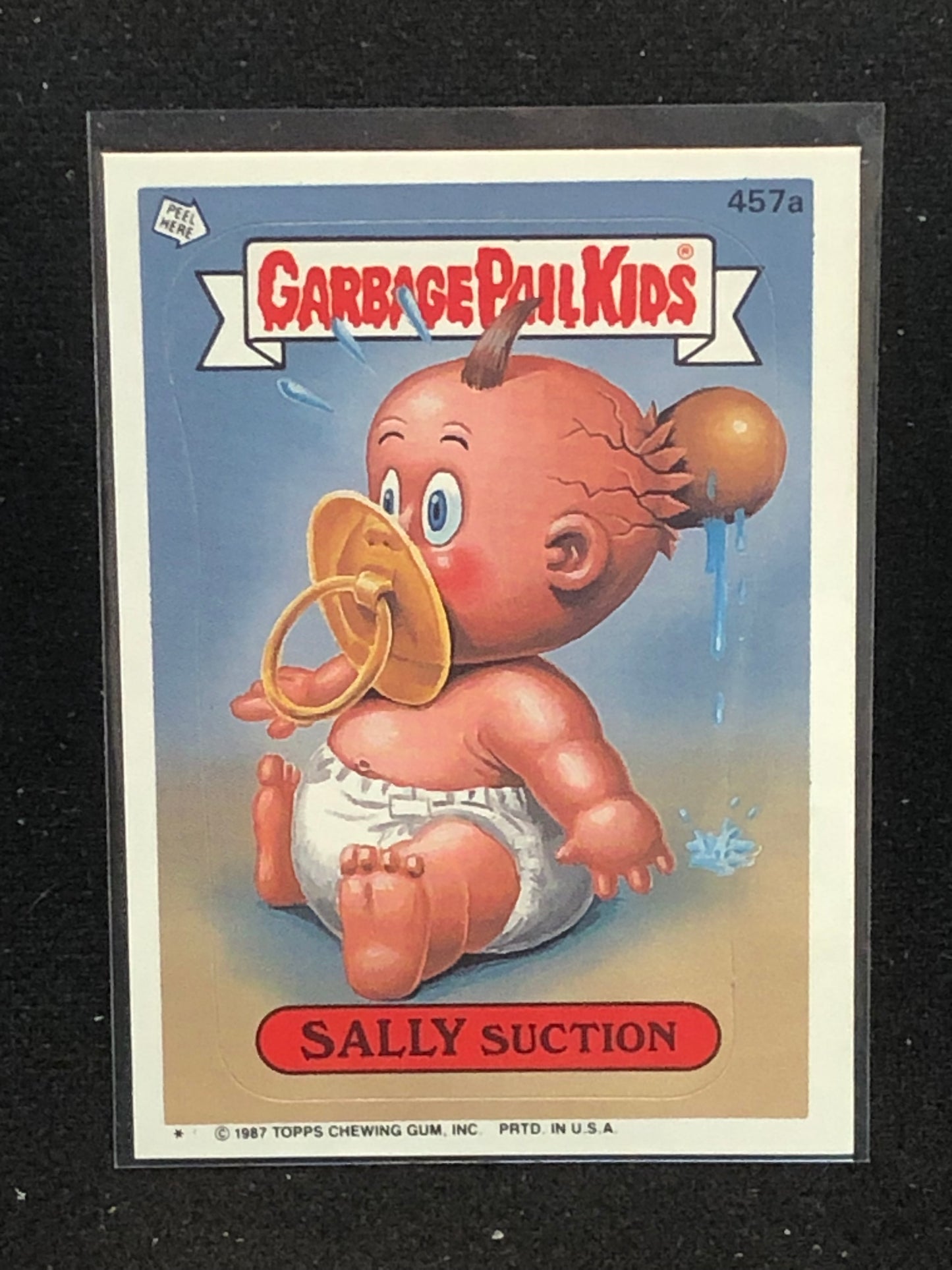 Garbage Pail Kids Original Series 11 (os11) 457a Sally Suction