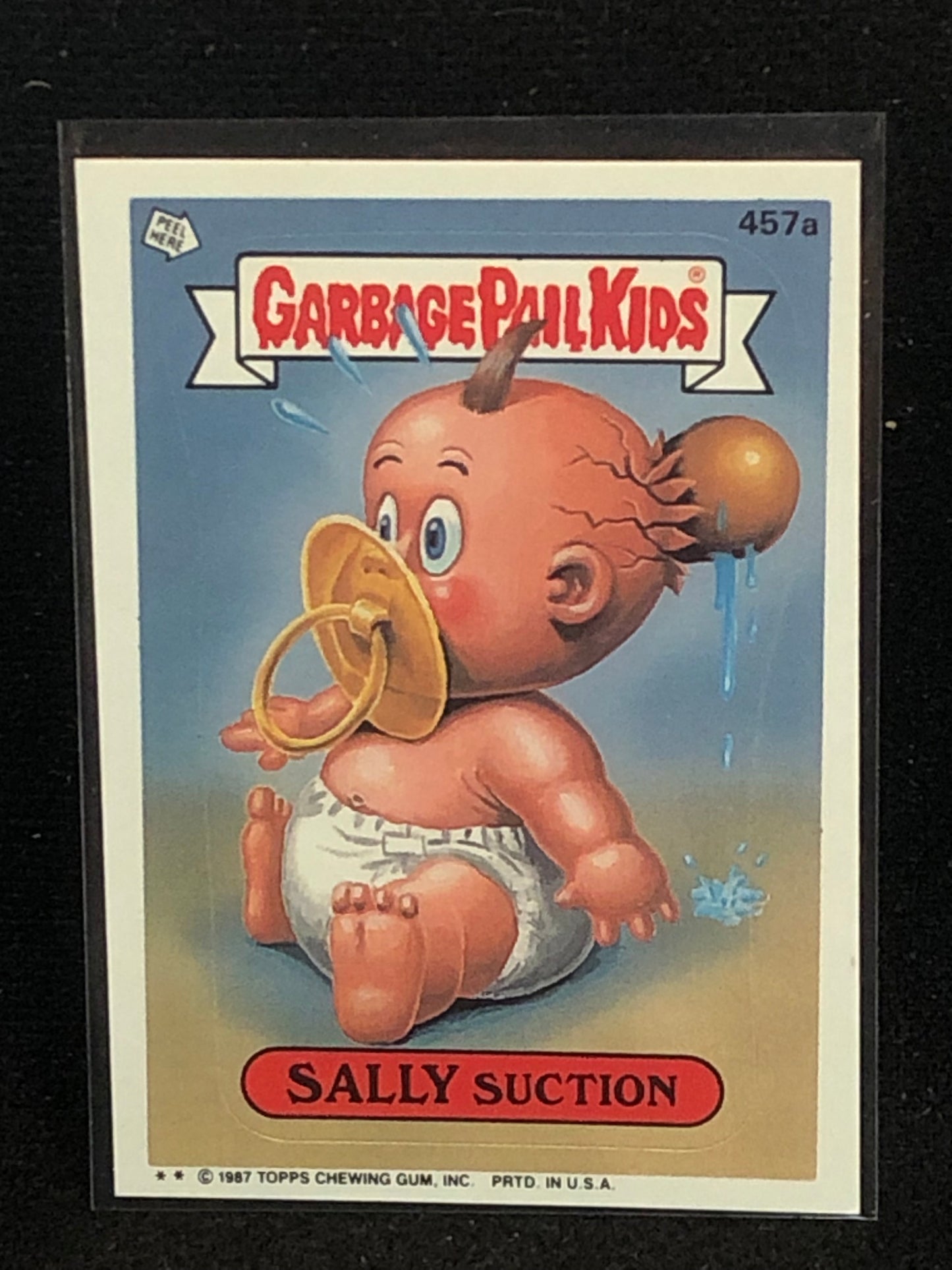 Garbage Pail Kids Original Series 11 (os11) 457a Sally Suction
