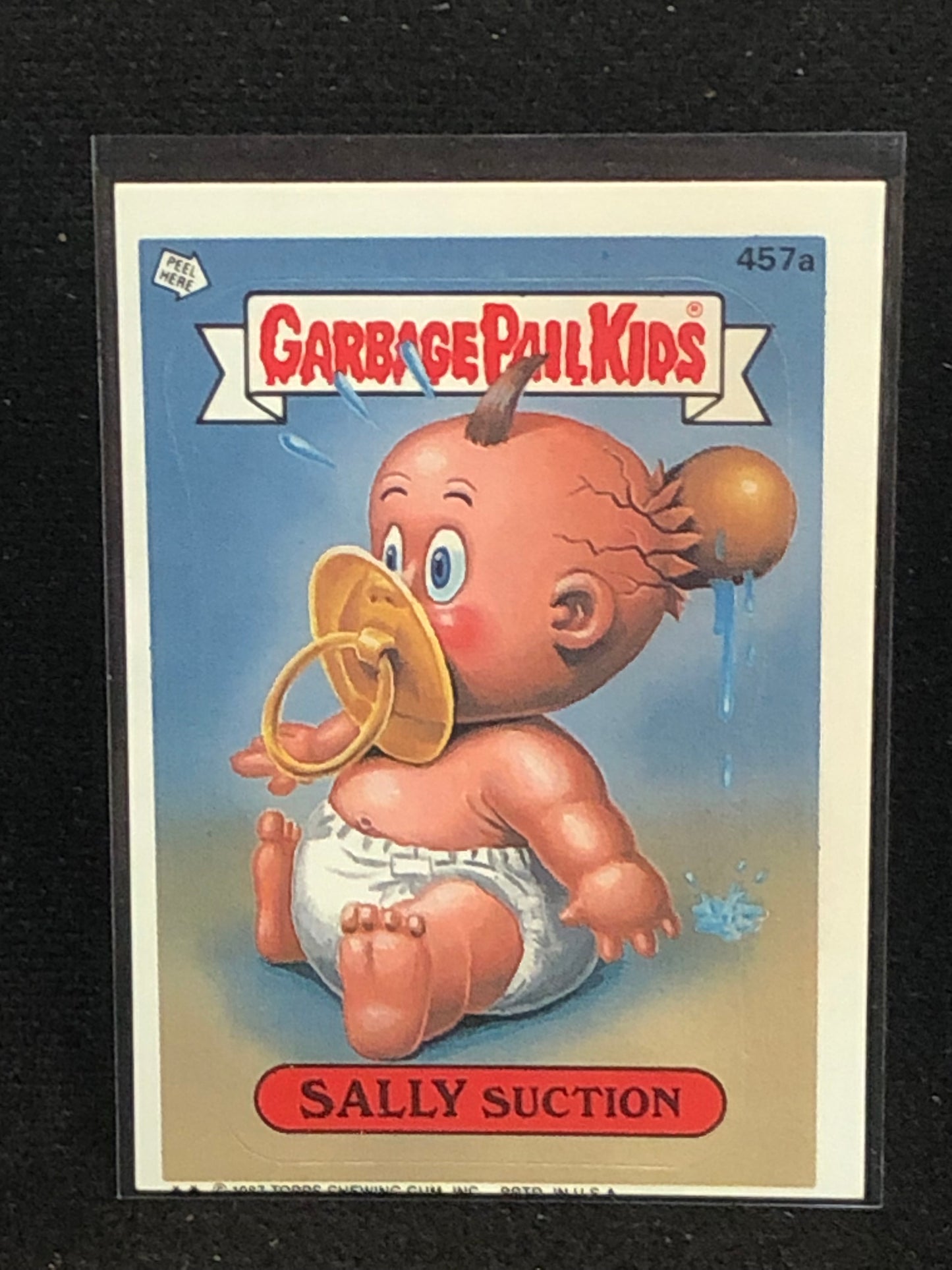 Garbage Pail Kids Original Series 11 (os11) 457a Sally Suction