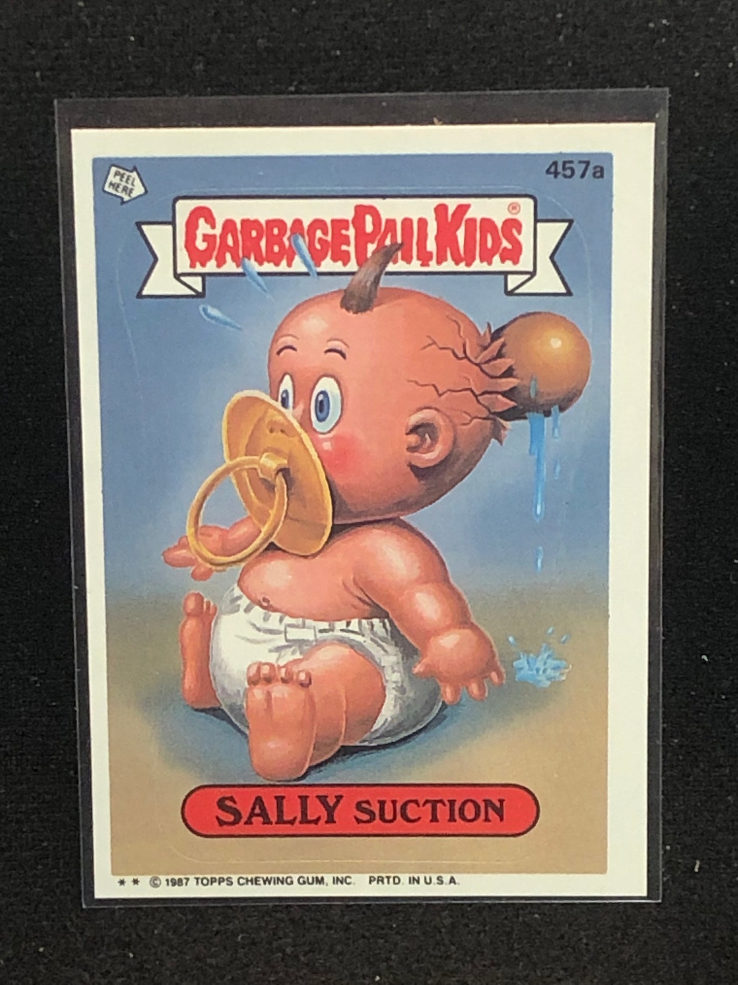 Garbage Pail Kids Original Series 11 (os11) 457a Sally Suction
