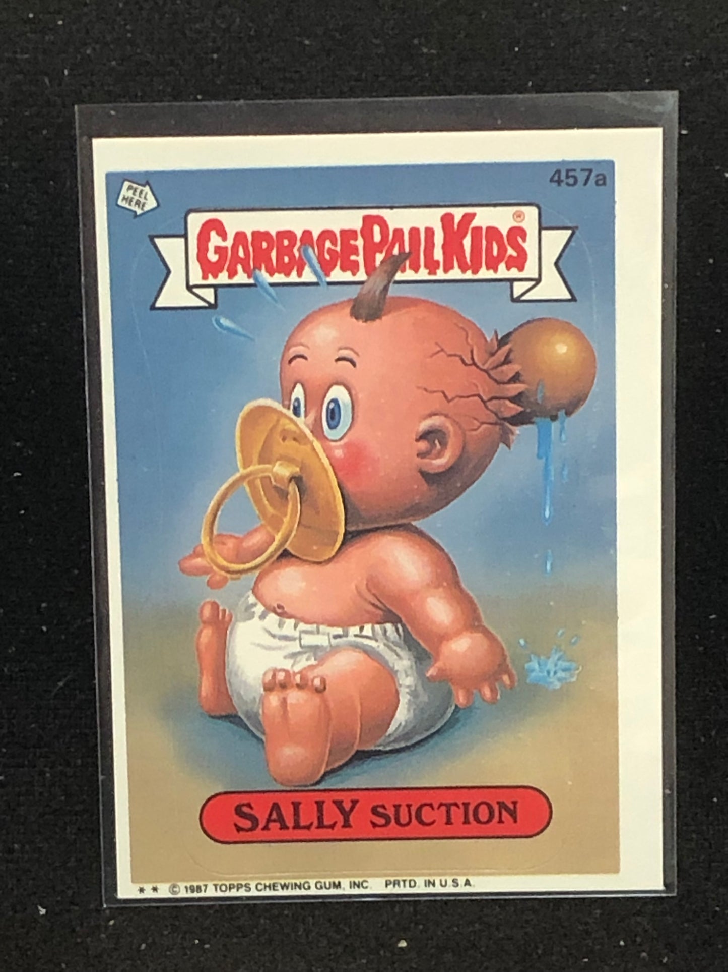 Garbage Pail Kids Original Series 11 (os11) 457a Sally Suction