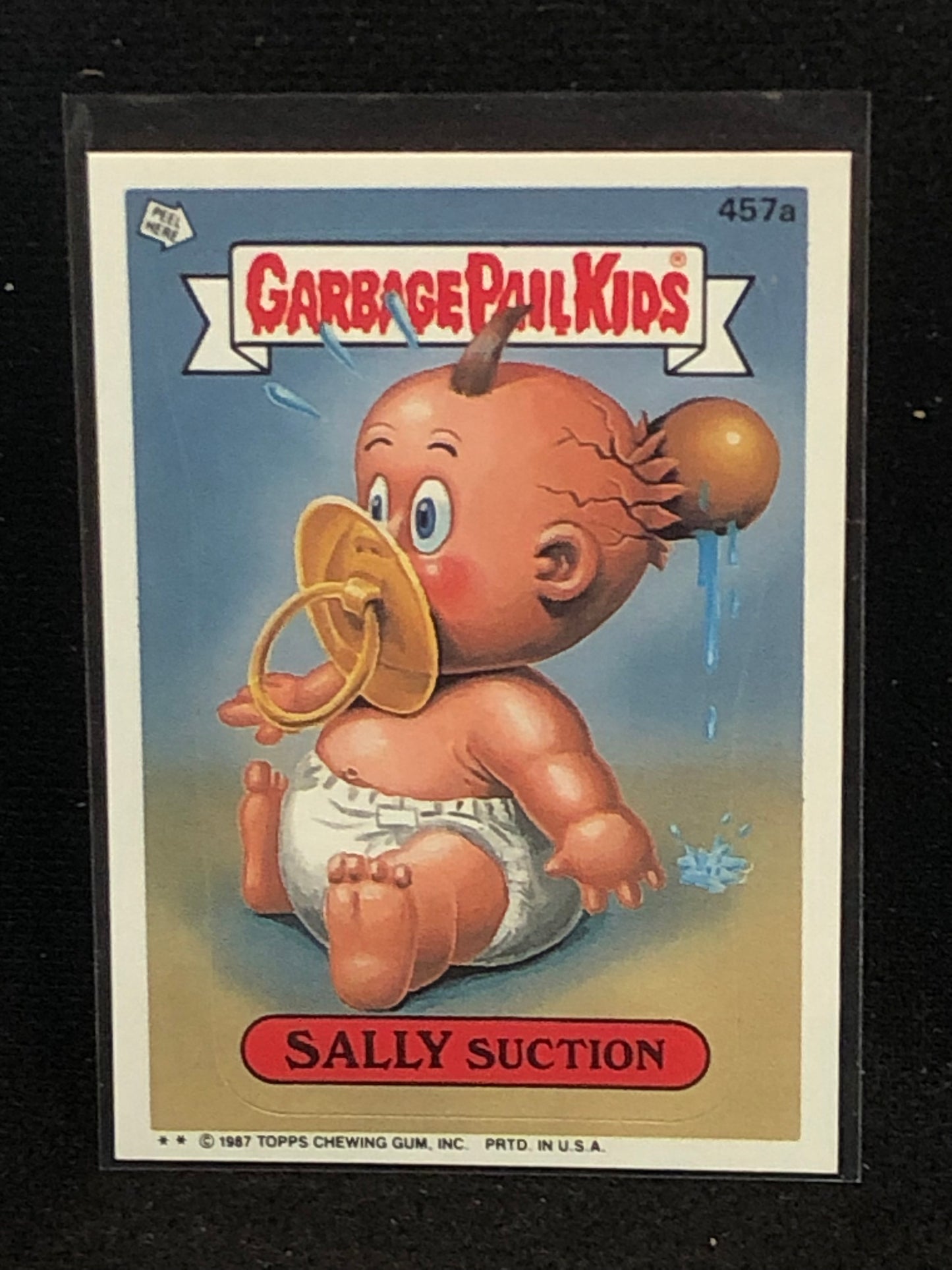Garbage Pail Kids Original Series 11 (os11) 457a Sally Suction