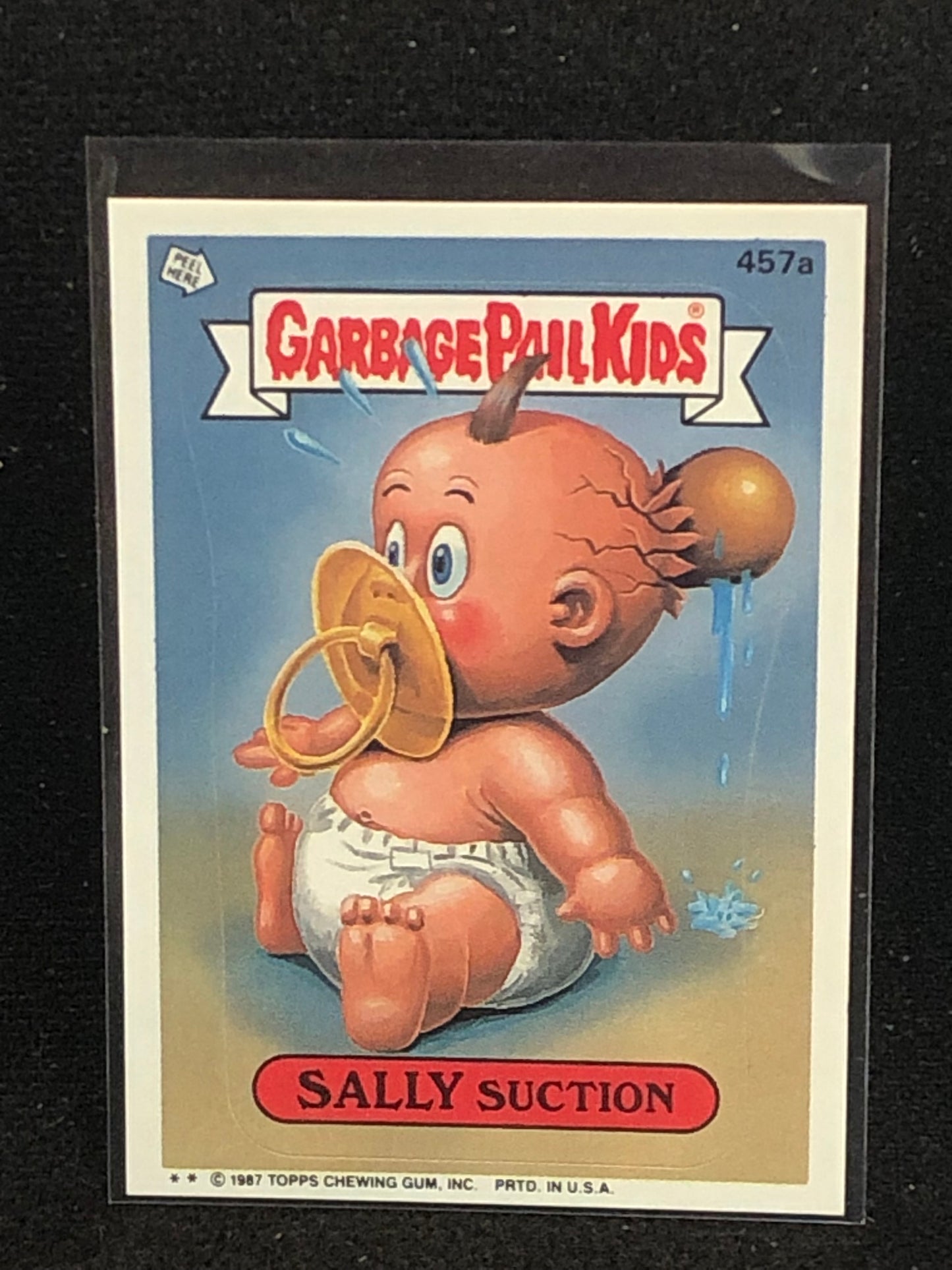 Garbage Pail Kids Original Series 11 (os11) 457a Sally Suction