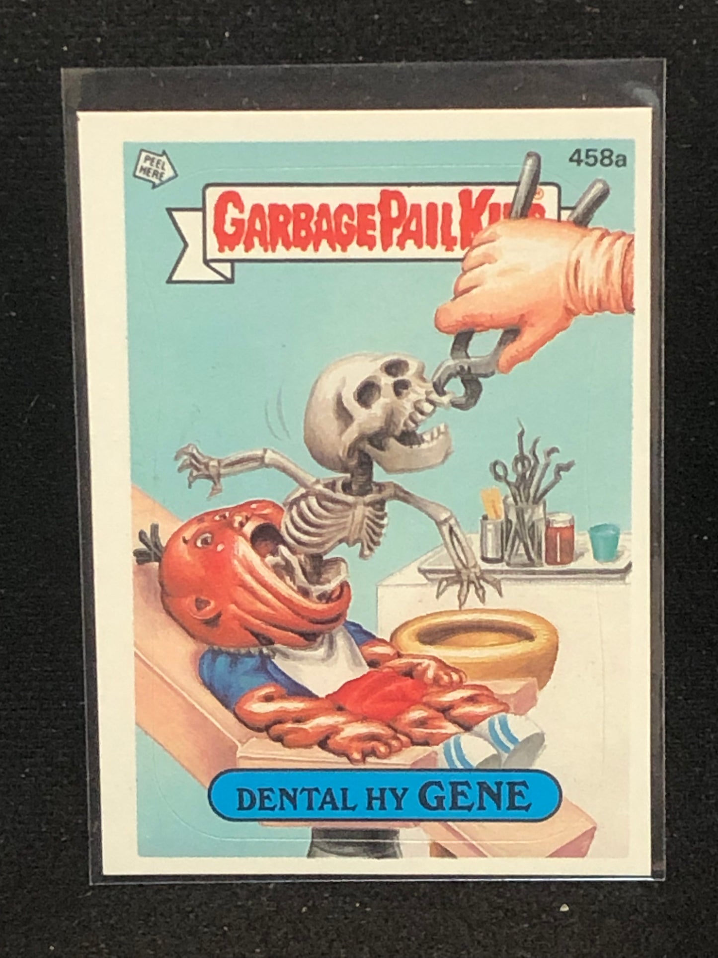 Garbage Pail Kids Original Series 11 (os11) 458a Dental Hy Gene