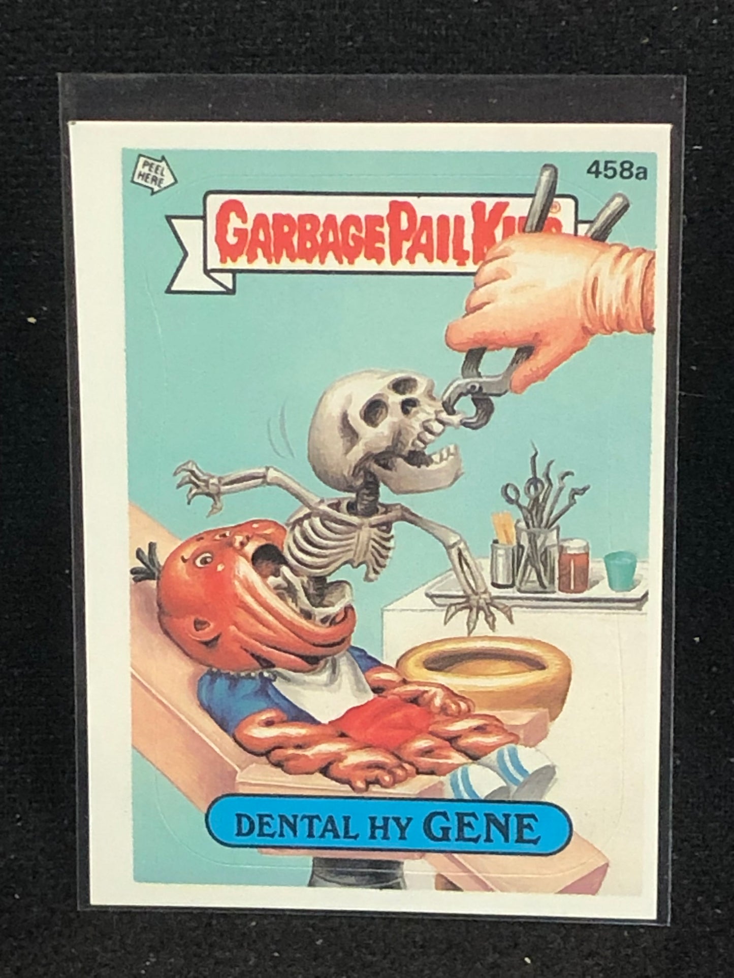 Garbage Pail Kids Original Series 11 (os11) 458a Dental Hy Gene