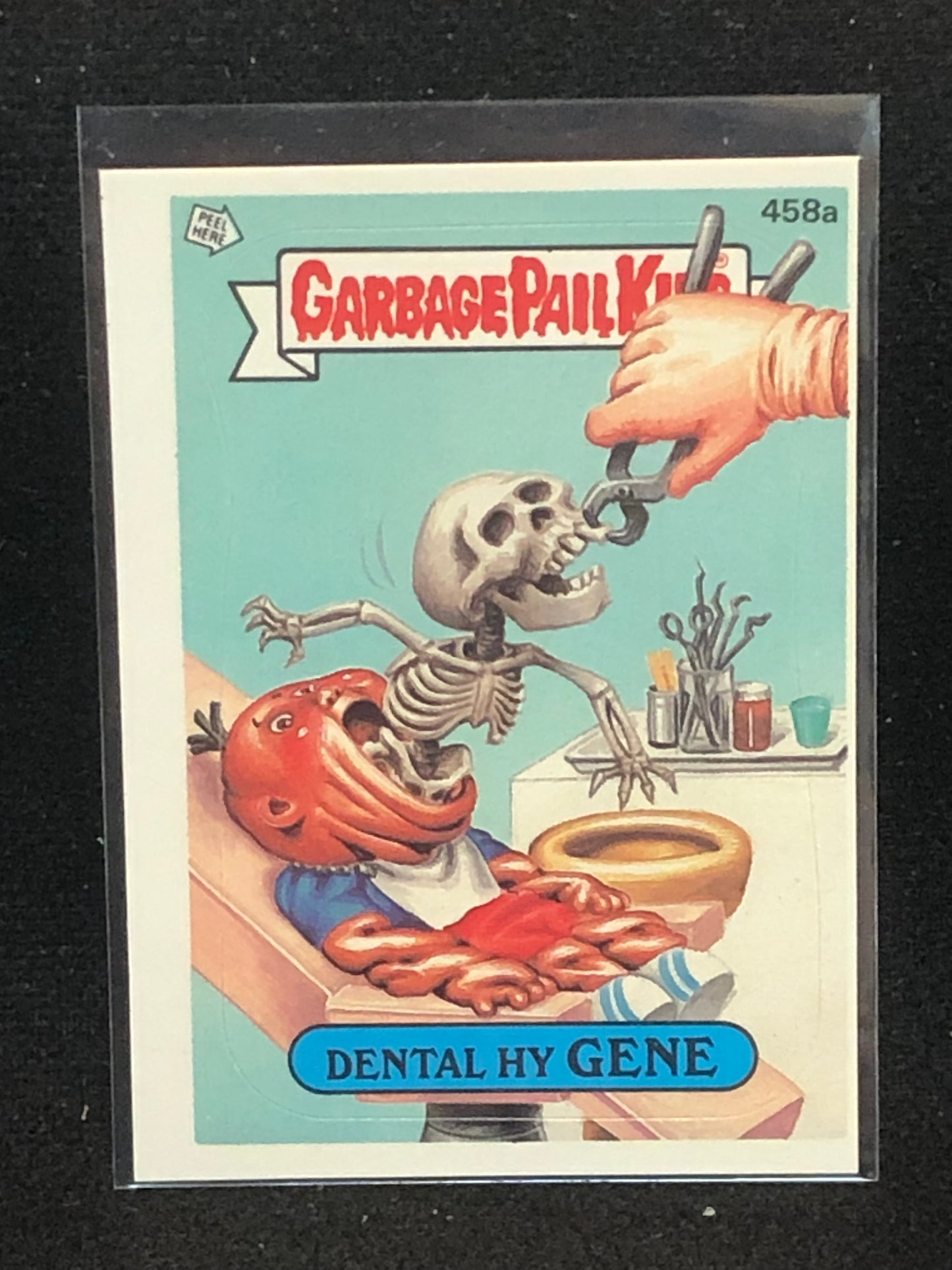 Garbage Pail Kids Original Series 11 (os11) 458a Dental Hy Gene