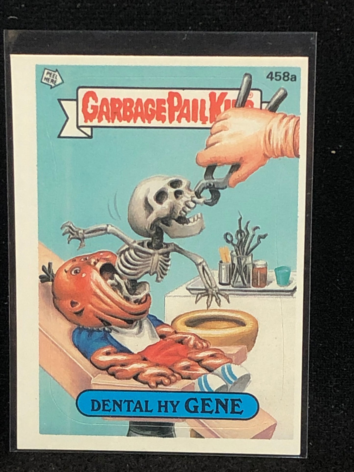 Garbage Pail Kids Original Series 11 (os11) 458a Dental Hy Gene