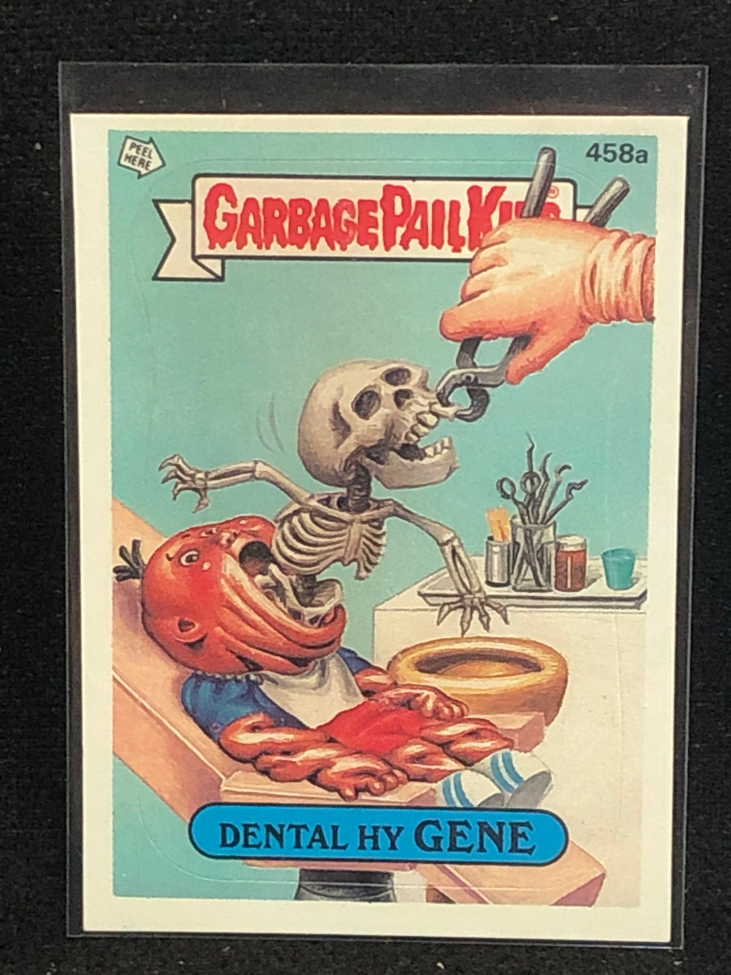 Garbage Pail Kids Original Series 11 (os11) 458a Dental Hy Gene